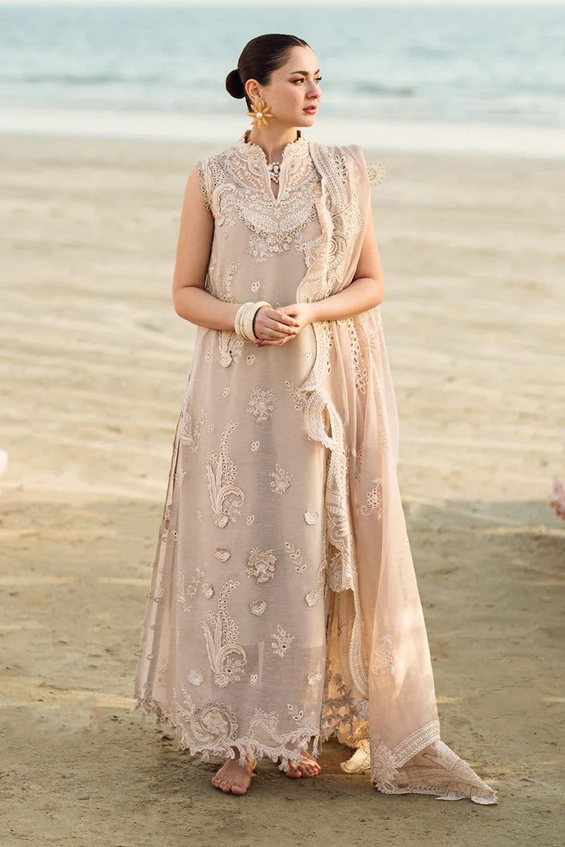 Qalamkar Sahil luxury unstitched lawn suits 2025 - FK-01