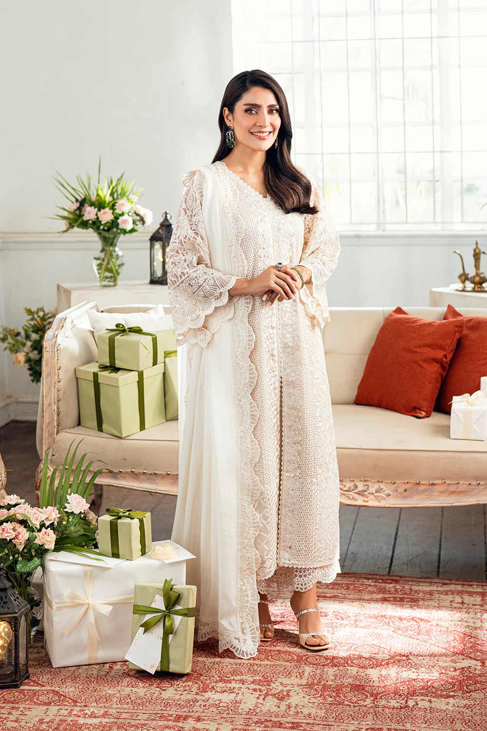 Azure Luxe Eid Drop 3 Chiffon Collection 2025 - Ethereal Pearl