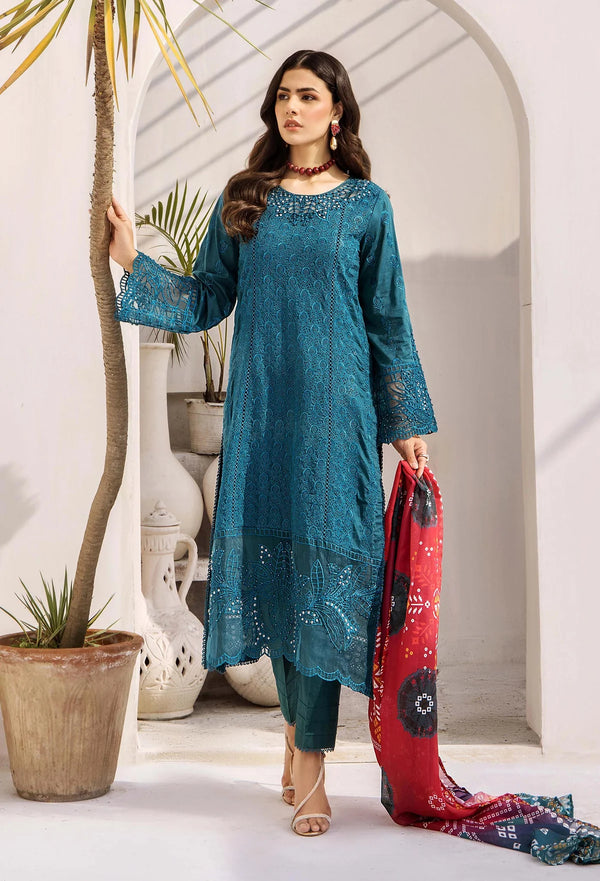 Adan’s libas rumi unstitched schiffli lawn suits 2025-08