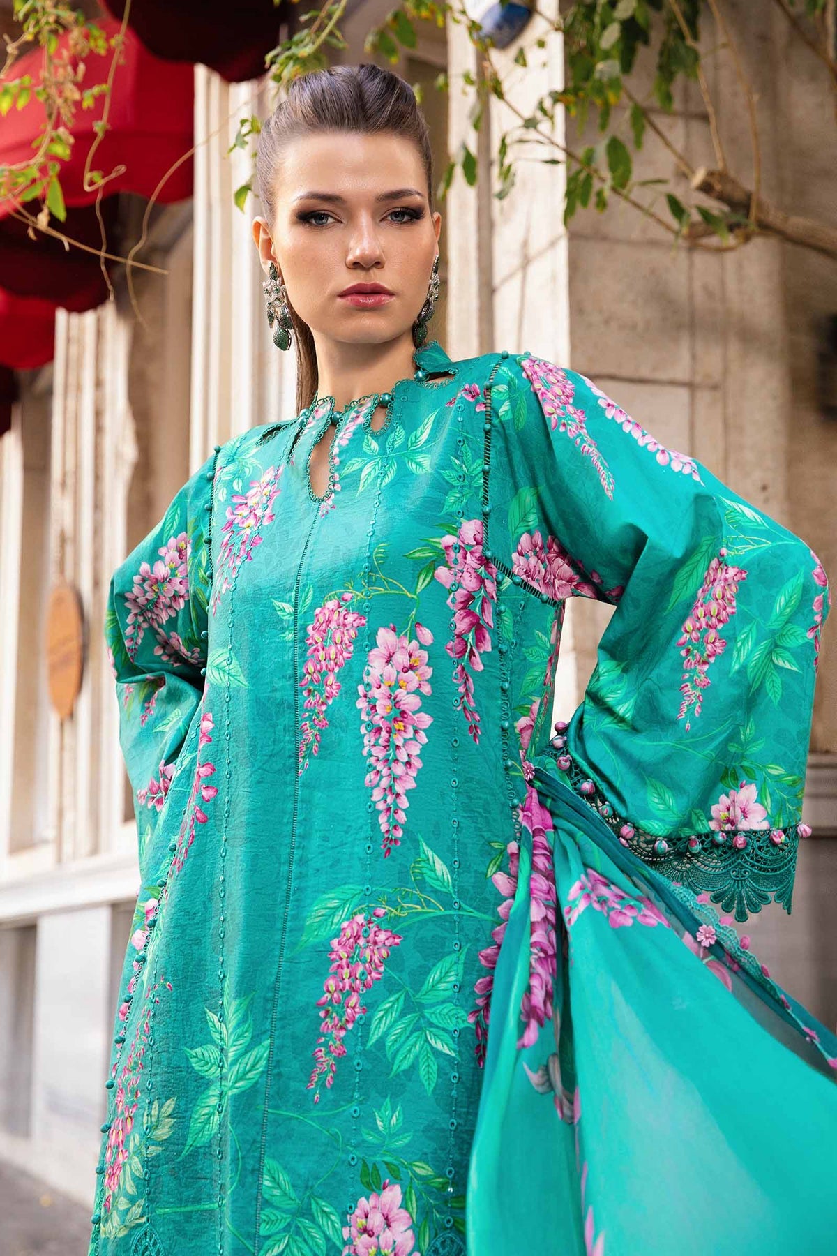 Maria B M-Prints Fall Edit Lawn Suits | 2024 | MPT-2301-A