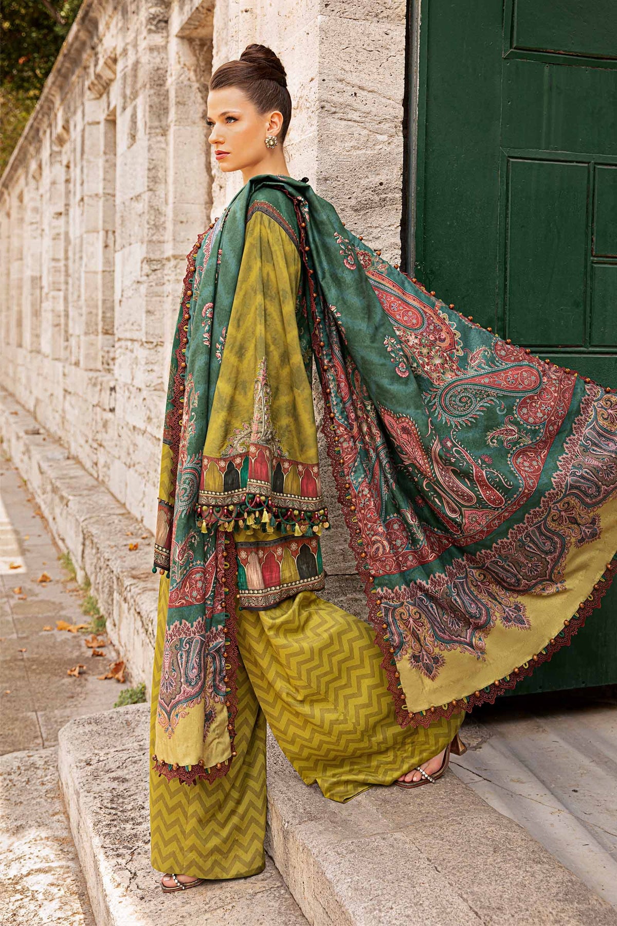 Maria B M-Prints Fall Edit Lawn Suits | 2024 | MPT-2305-A