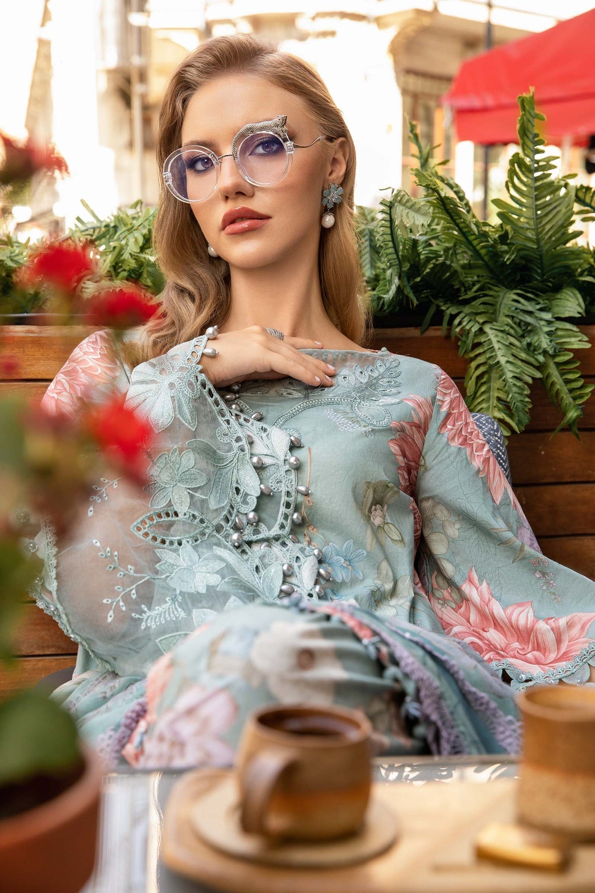 Maria B M-Prints Fall Edit Lawn Suits | 2024 | MPT-2306-A