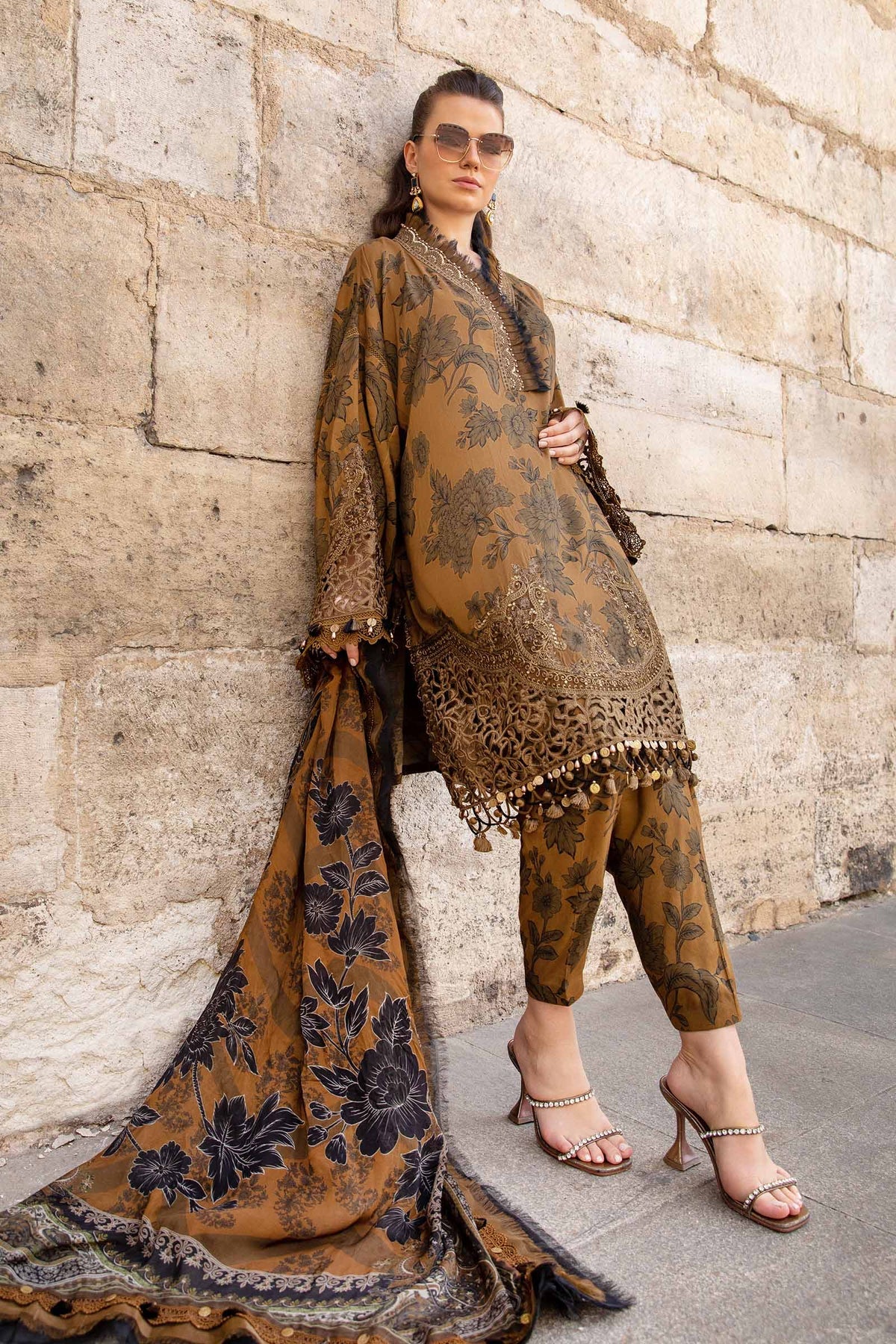 Maria B M-Prints Fall Edit Lawn Suits | 2024 | MPT-2309-A