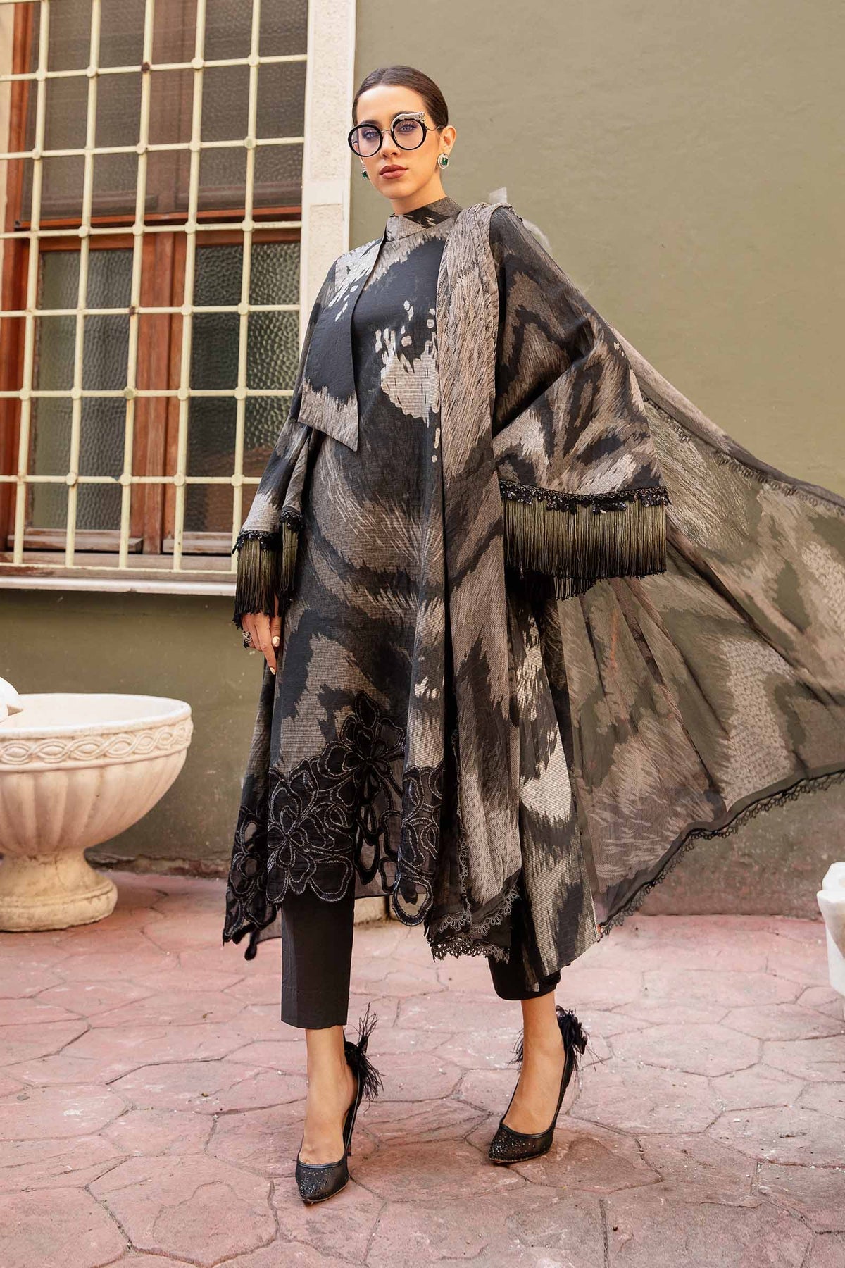 Maria B M-Prints Fall Edit Lawn Suits | 2024 | MPT-2310-A