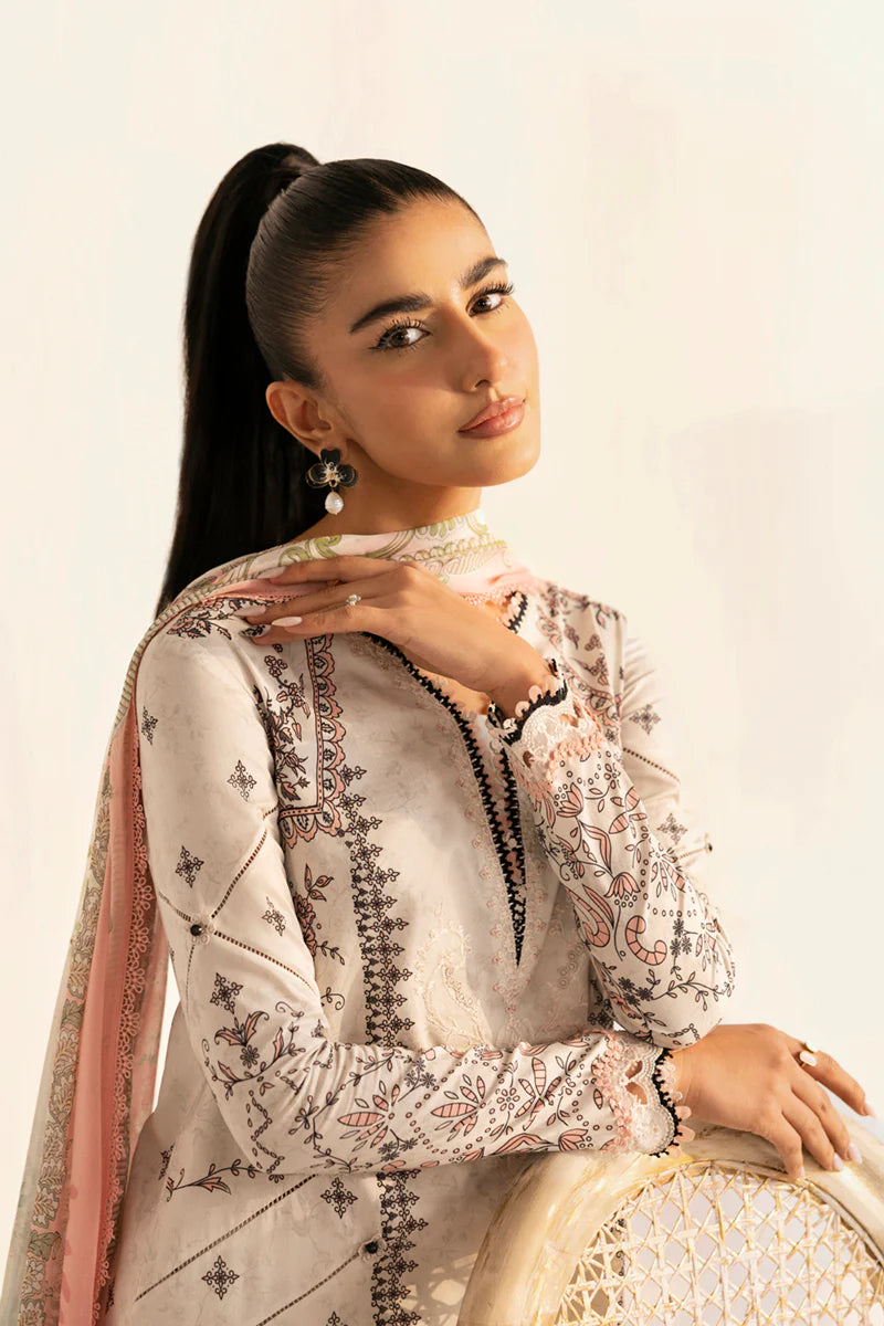 Qalamkar Qprints unstitched lawn suits - 2025 - Lyra