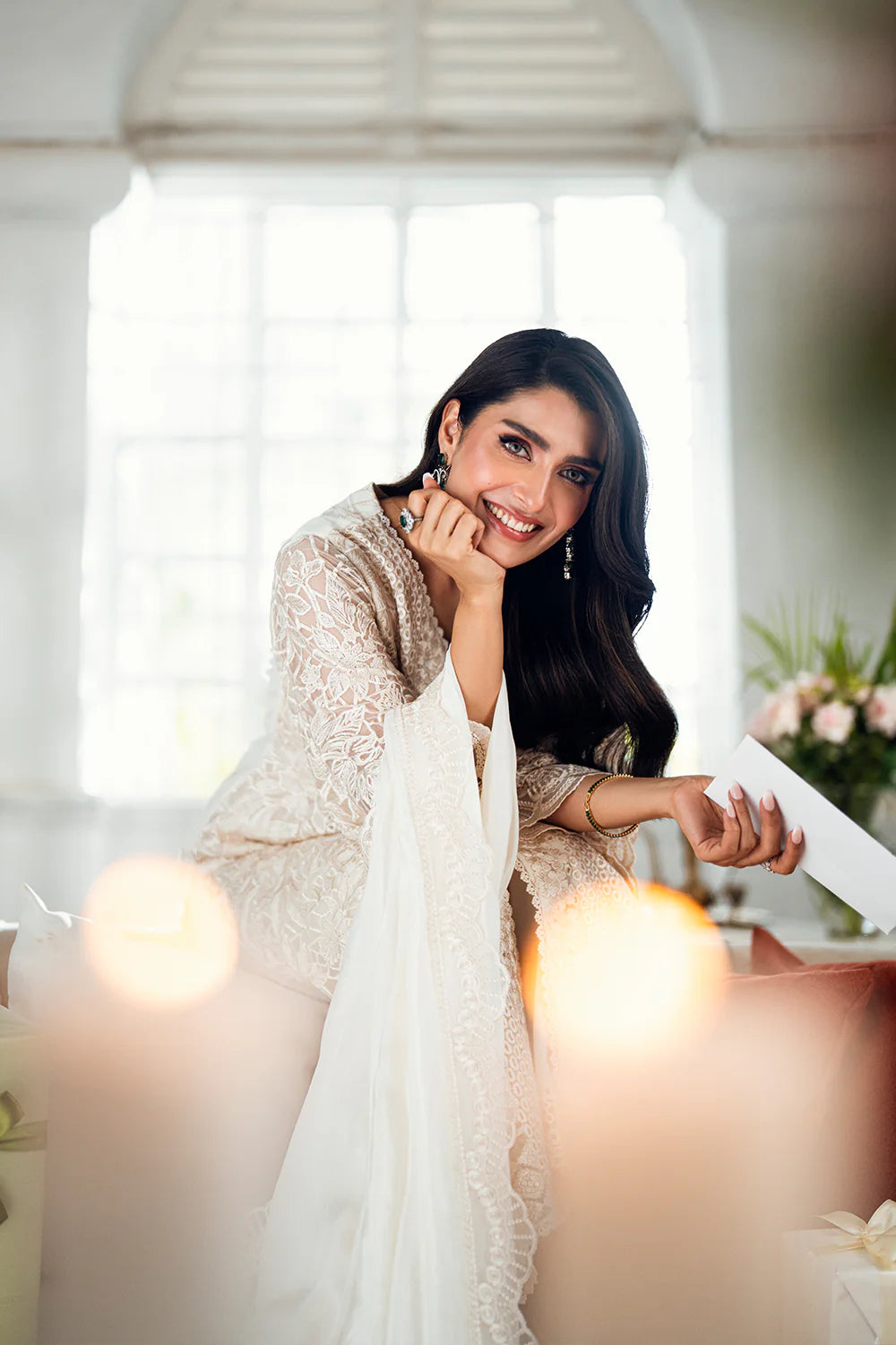 Azure Luxe Eid Drop 3 Chiffon Collection 2025 - Ethereal Pearl