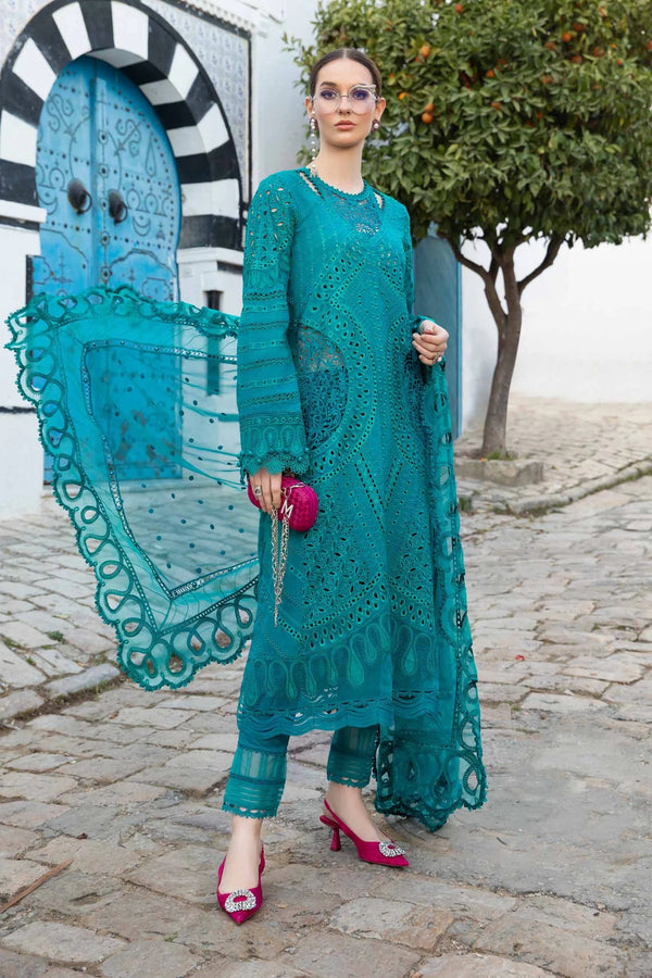 MARIA B Luxury Lawn Suits | 2024 | 2A