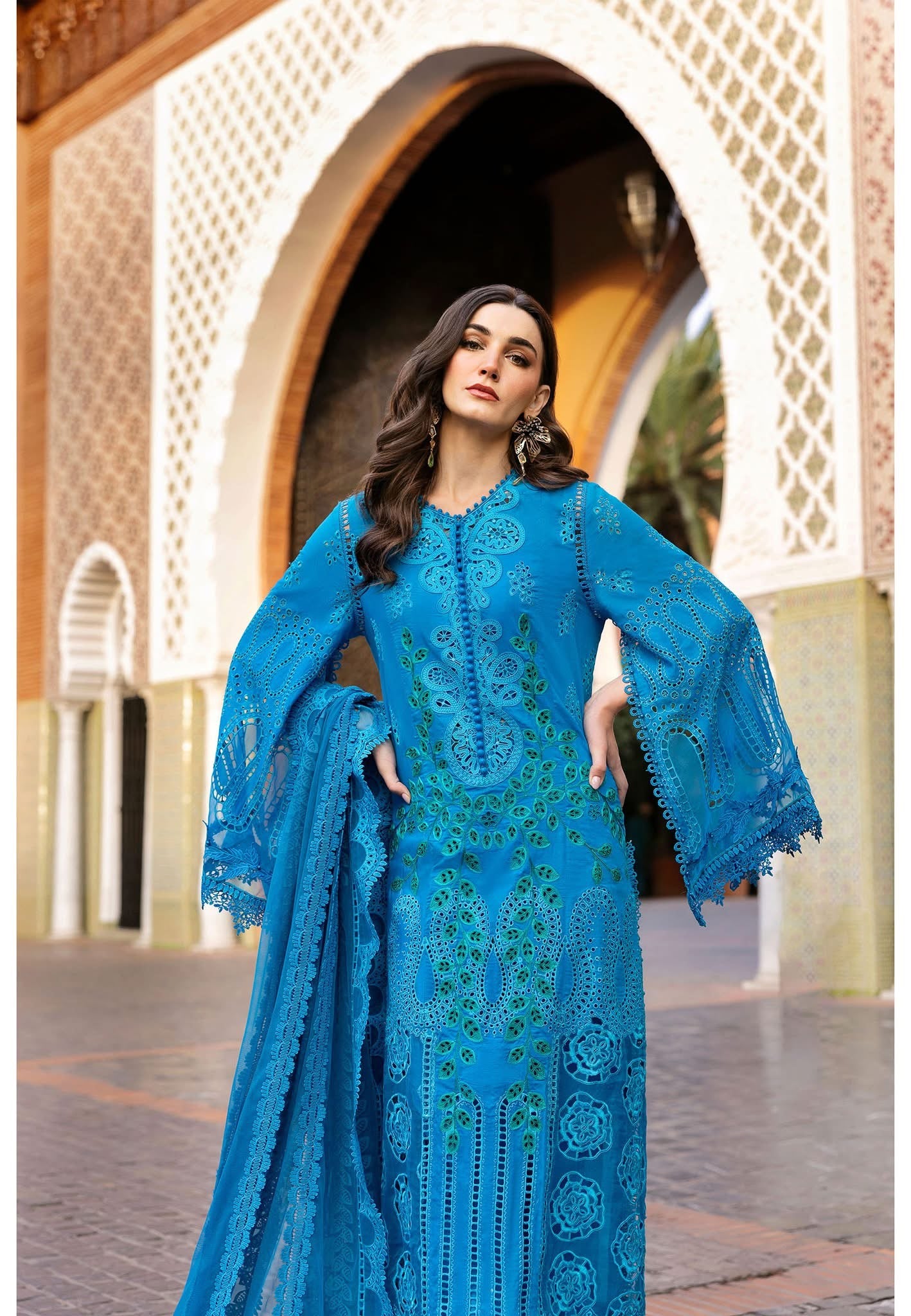 Maria B luxury lawn suits 2025 - 3B