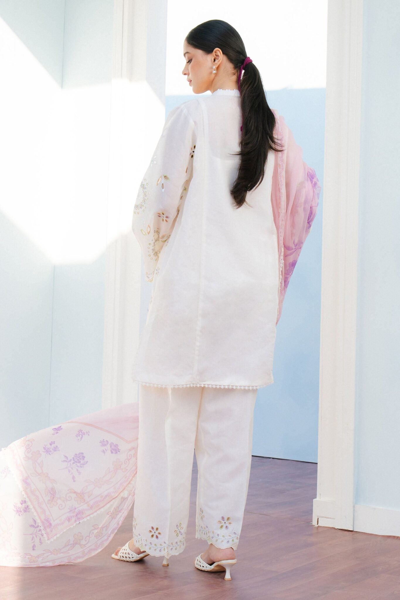 Coco by Zara Shahjahan Embroidered lawn suits 2025 - 5B