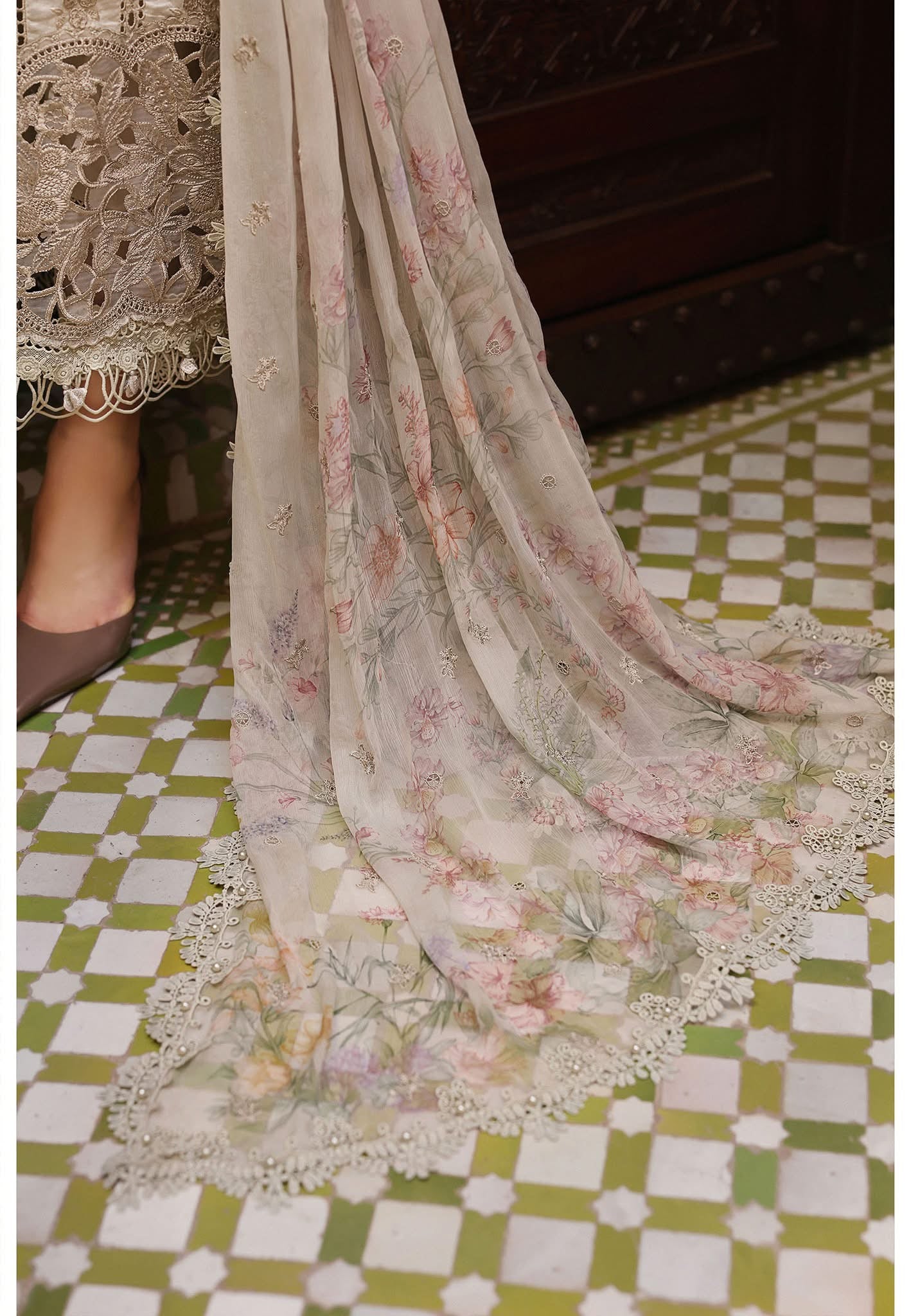 Maria B luxury lawn suits 2025 - 14B