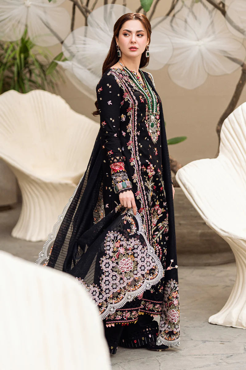 Qalamkar Sahil luxury unstitched lawn suits 2025 - FK-15-Hannah