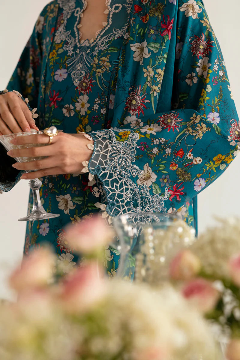 Qalamkar Qprints unstitched lawn suits - 2025 - Faha