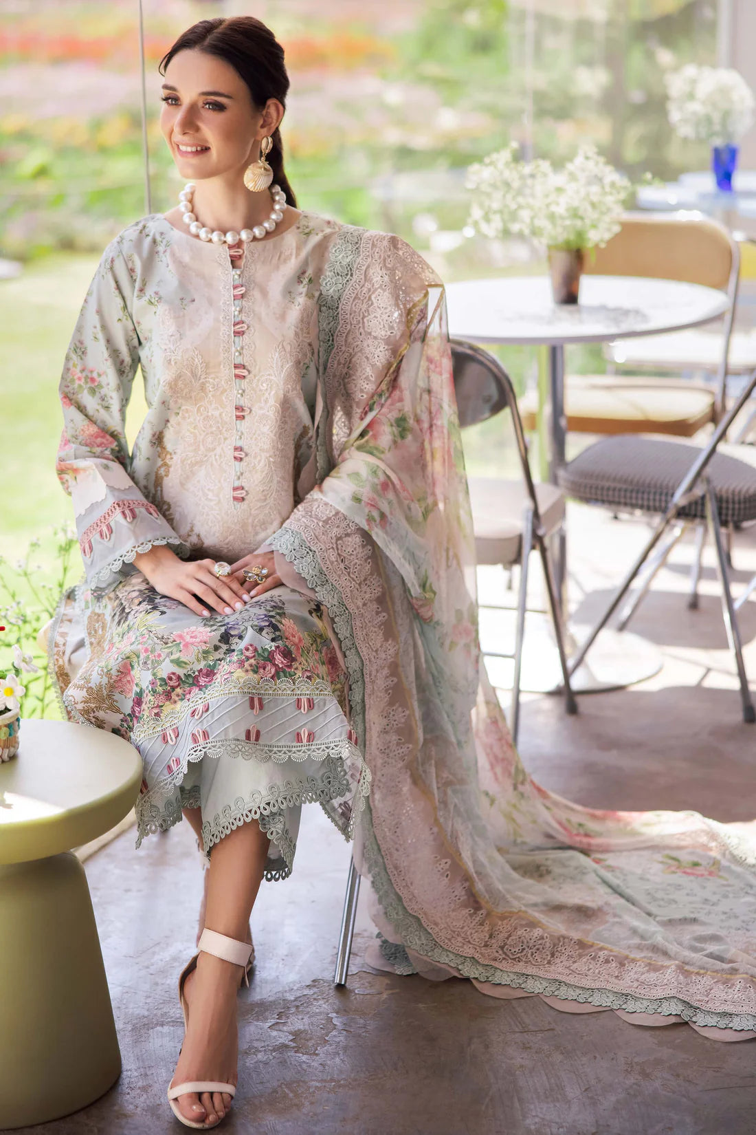 Jade Needle Wonder unstitched lawn collection 2025 - 20739