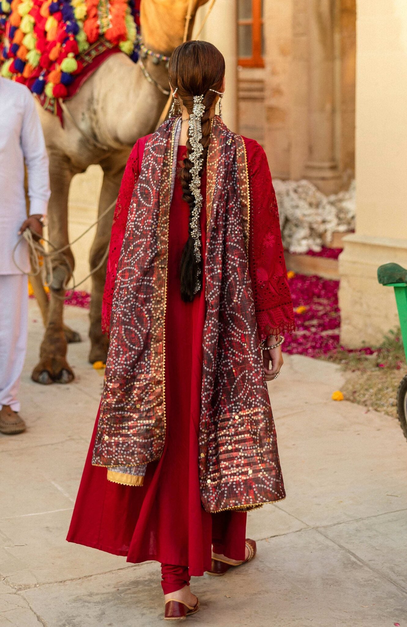 Bandhani unstitched lawn suits by Al zohaib collection 2025 - BTJ-25-04