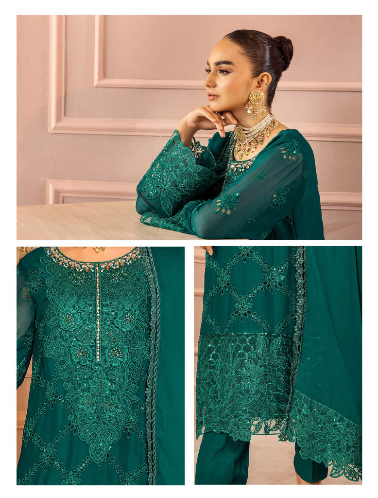 Ronak e mahel partywear chiffon suits-02