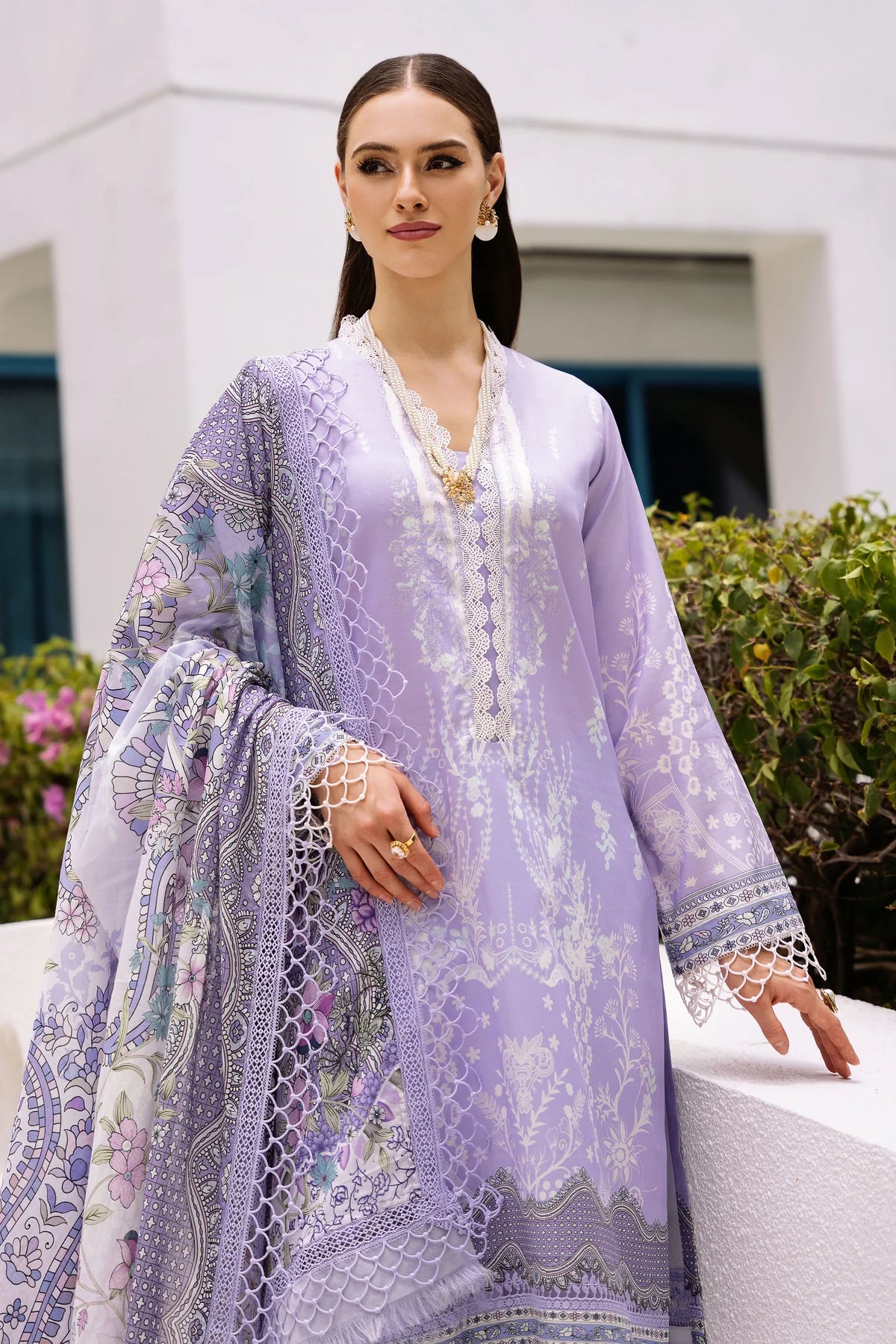 Jade urbane unstitched printed lawn suits - 20623A