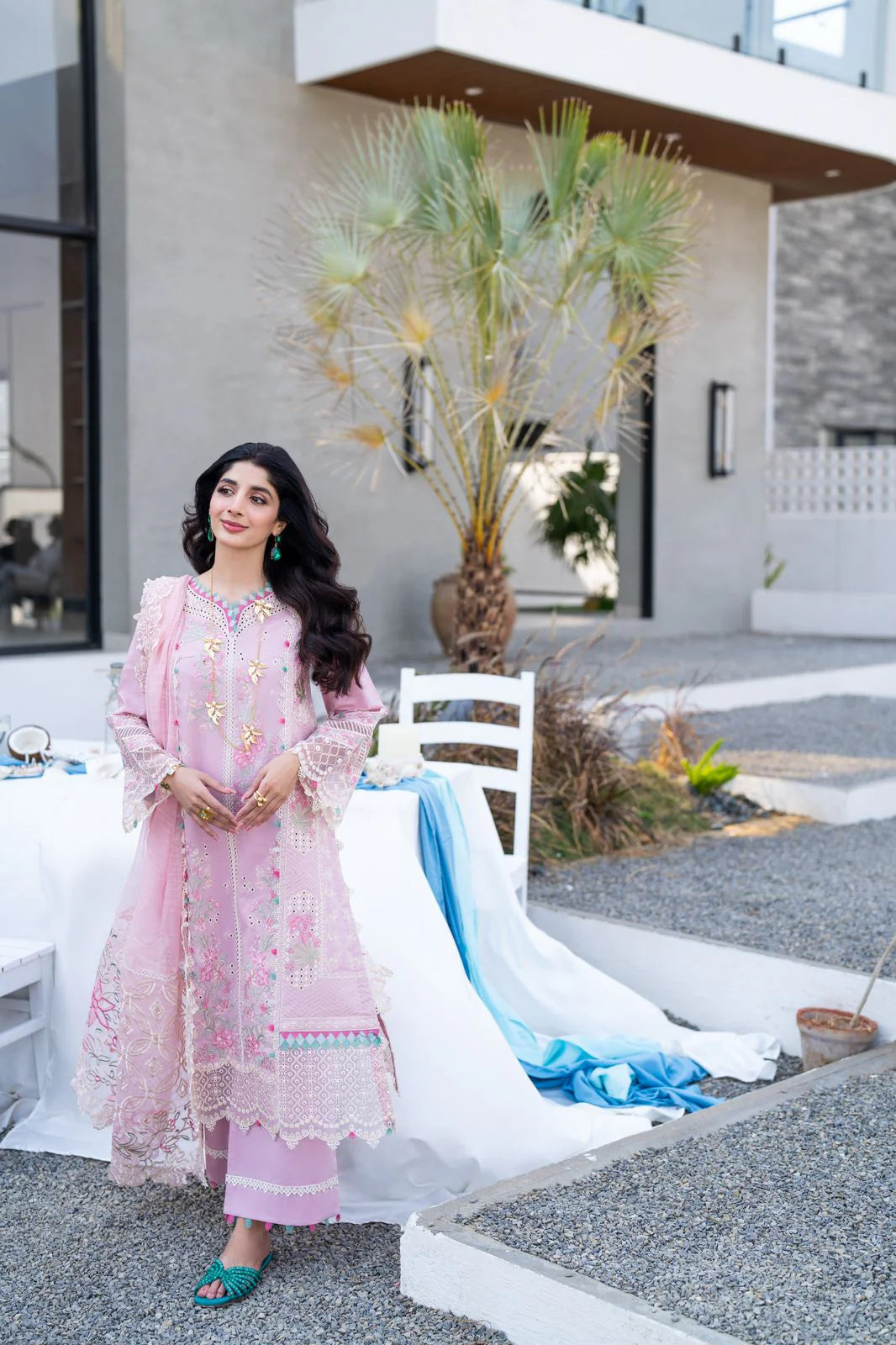 Saagar by aabyaan luxury festive unstitched lawn suits 2025 |Raqs - AS-02