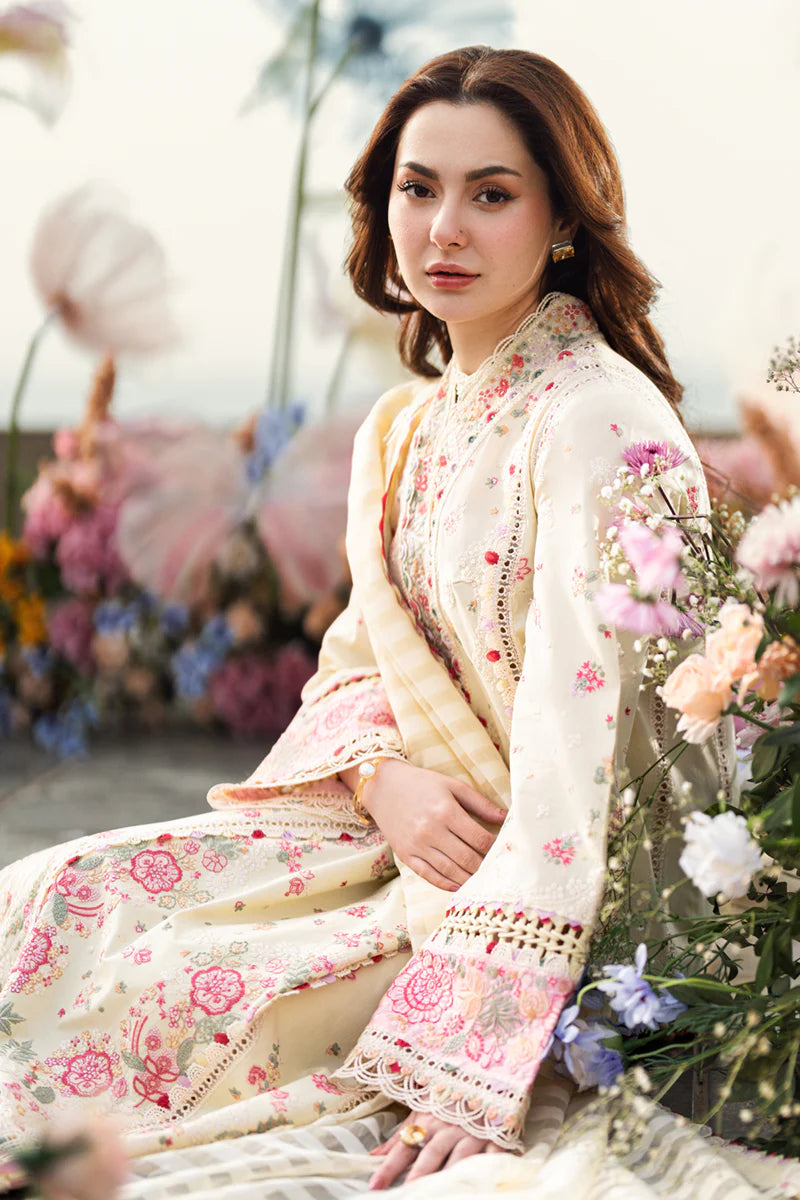 Qalamkar Sahil luxury unstitched lawn suits 2025 - FK-14-Scarlett