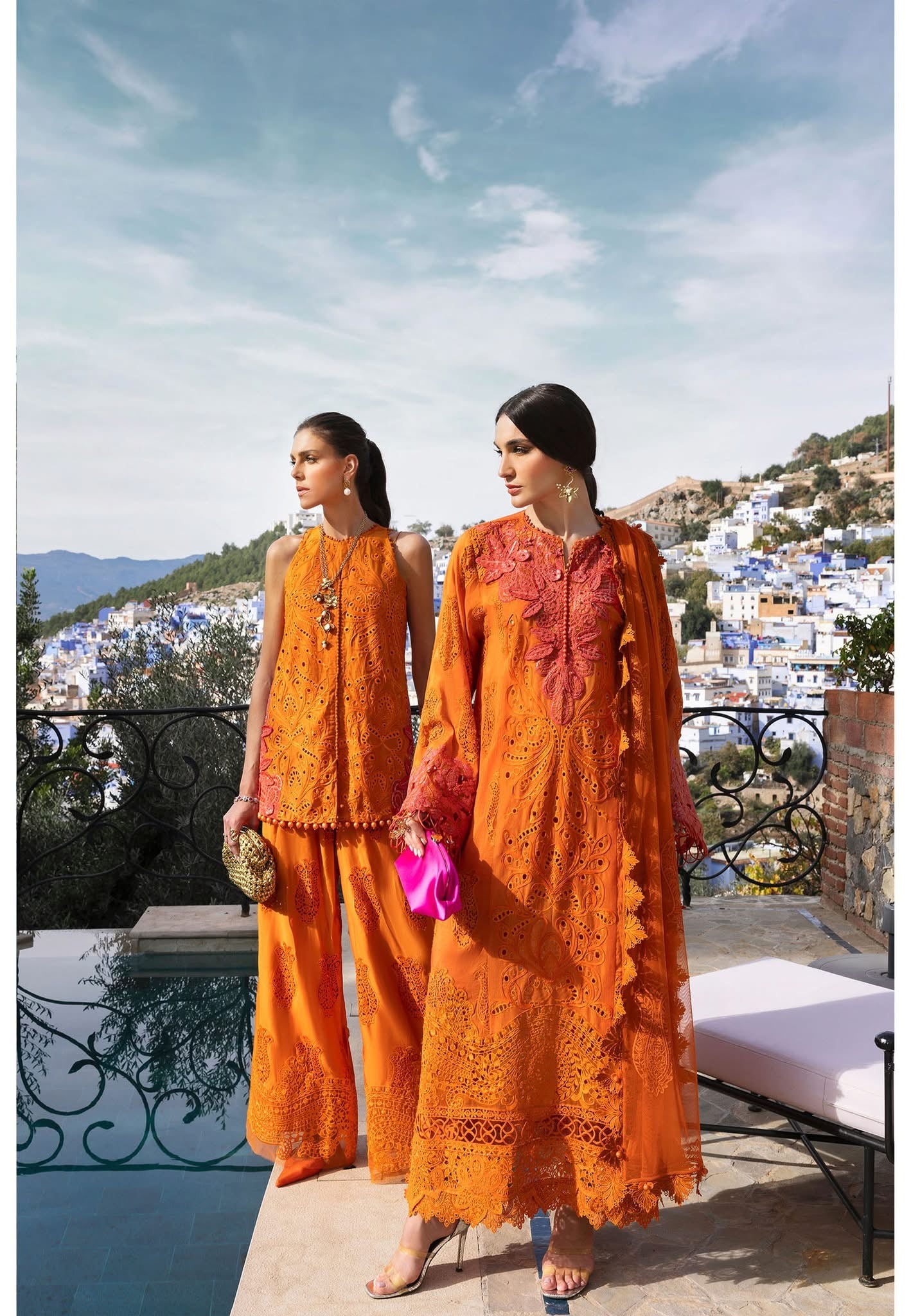 Maria B luxury lawn suits 2025 - 5B