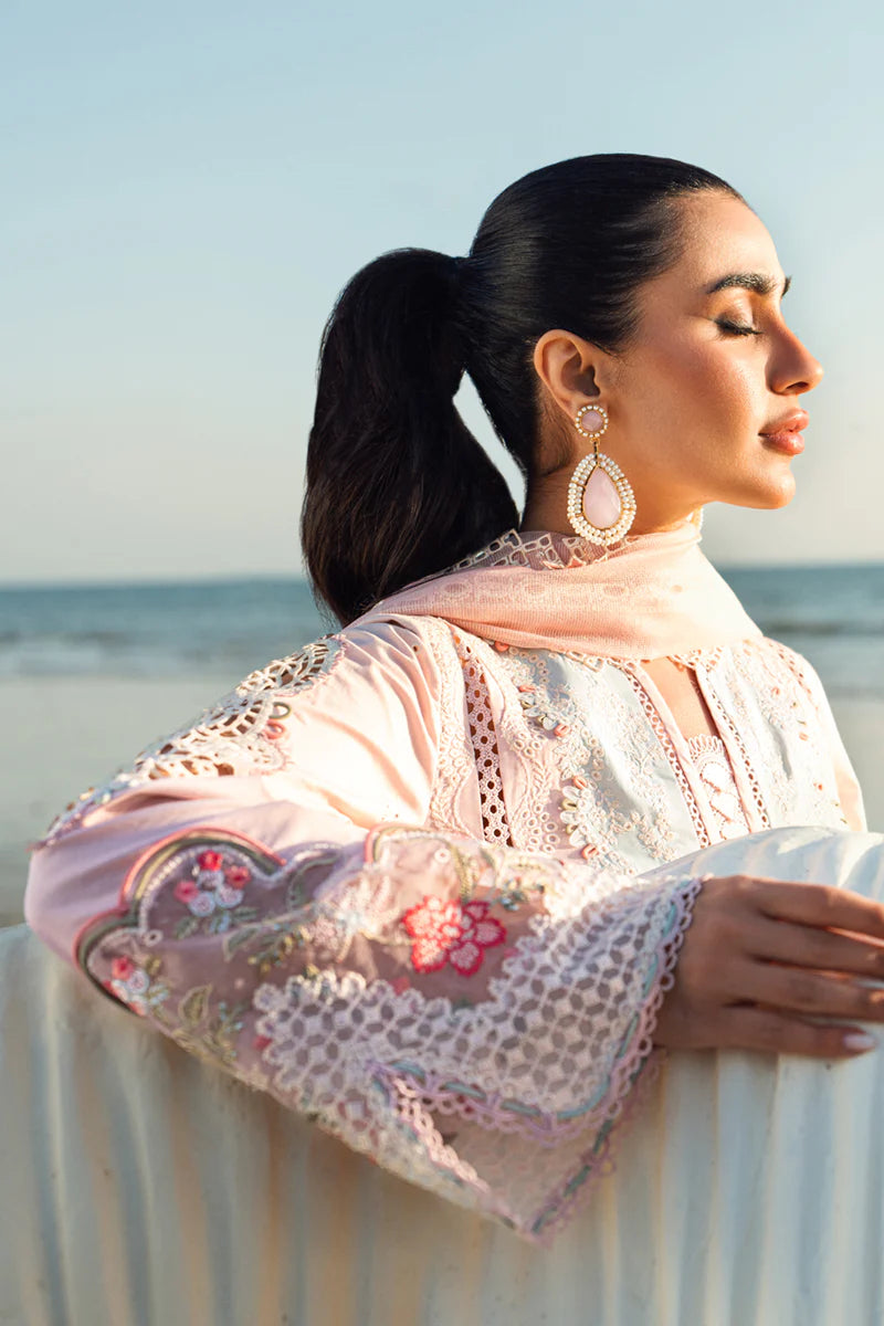 Qalamkar Sahil luxury unstitched lawn suits 2025 - FK-08