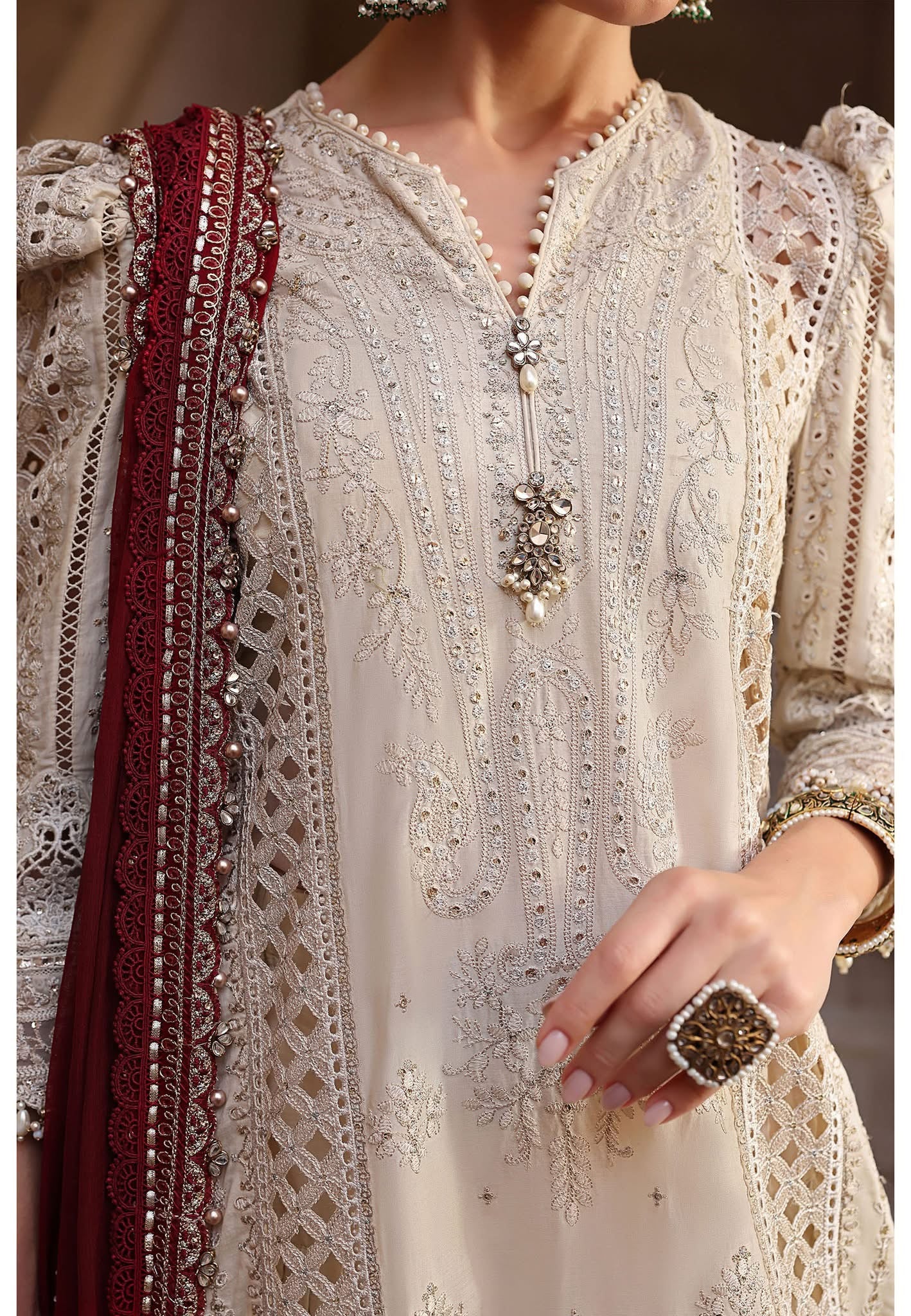 Maria B luxury lawn suits 2025 - 11B