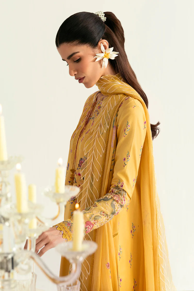 Qalamkar Qprints unstitched lawn suits - 2025 - Mehr