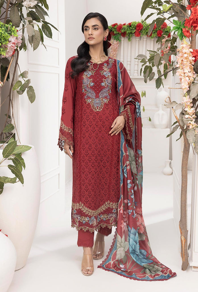 Adan’s libas Ezlyn unstitched lawn collection 2025 - Design 03