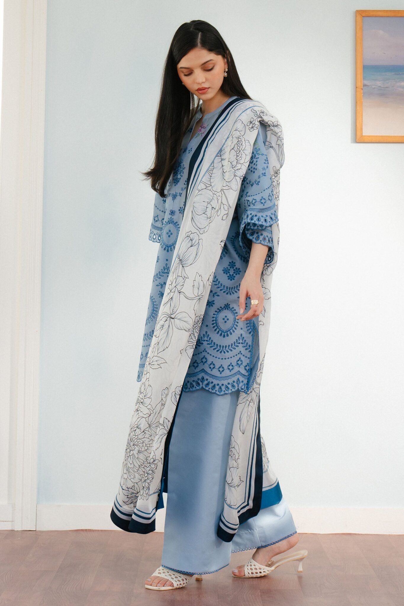 Coco by Zara Shahjahan Embroidered lawn suits 2025 - 6B