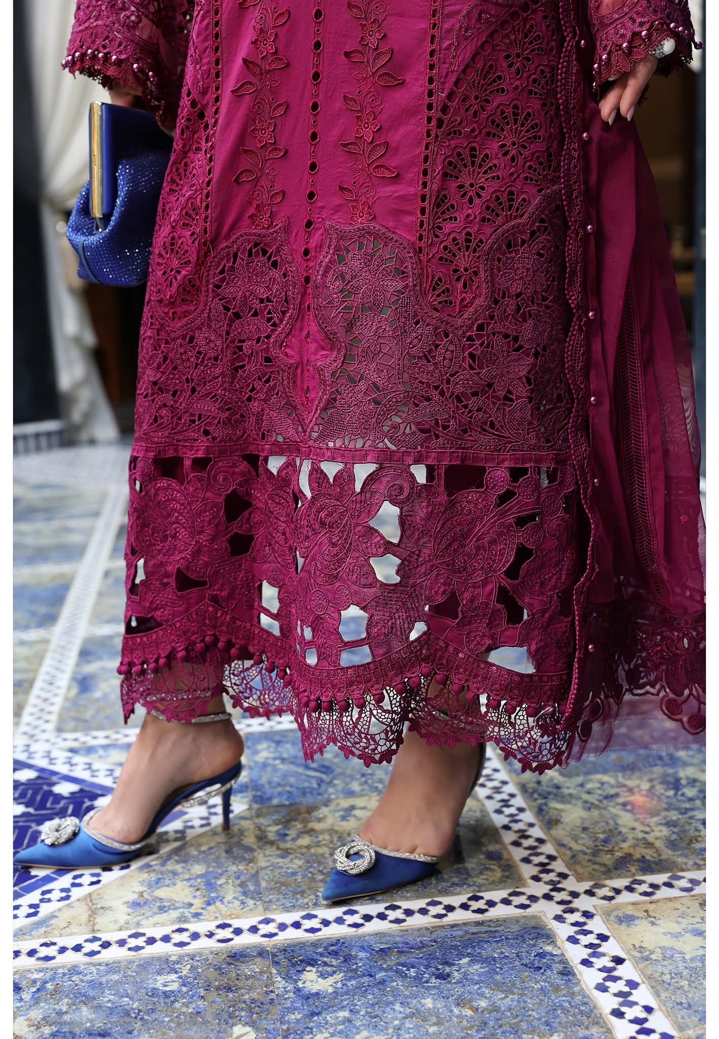 Maria B luxury lawn suits 2025 - 2B