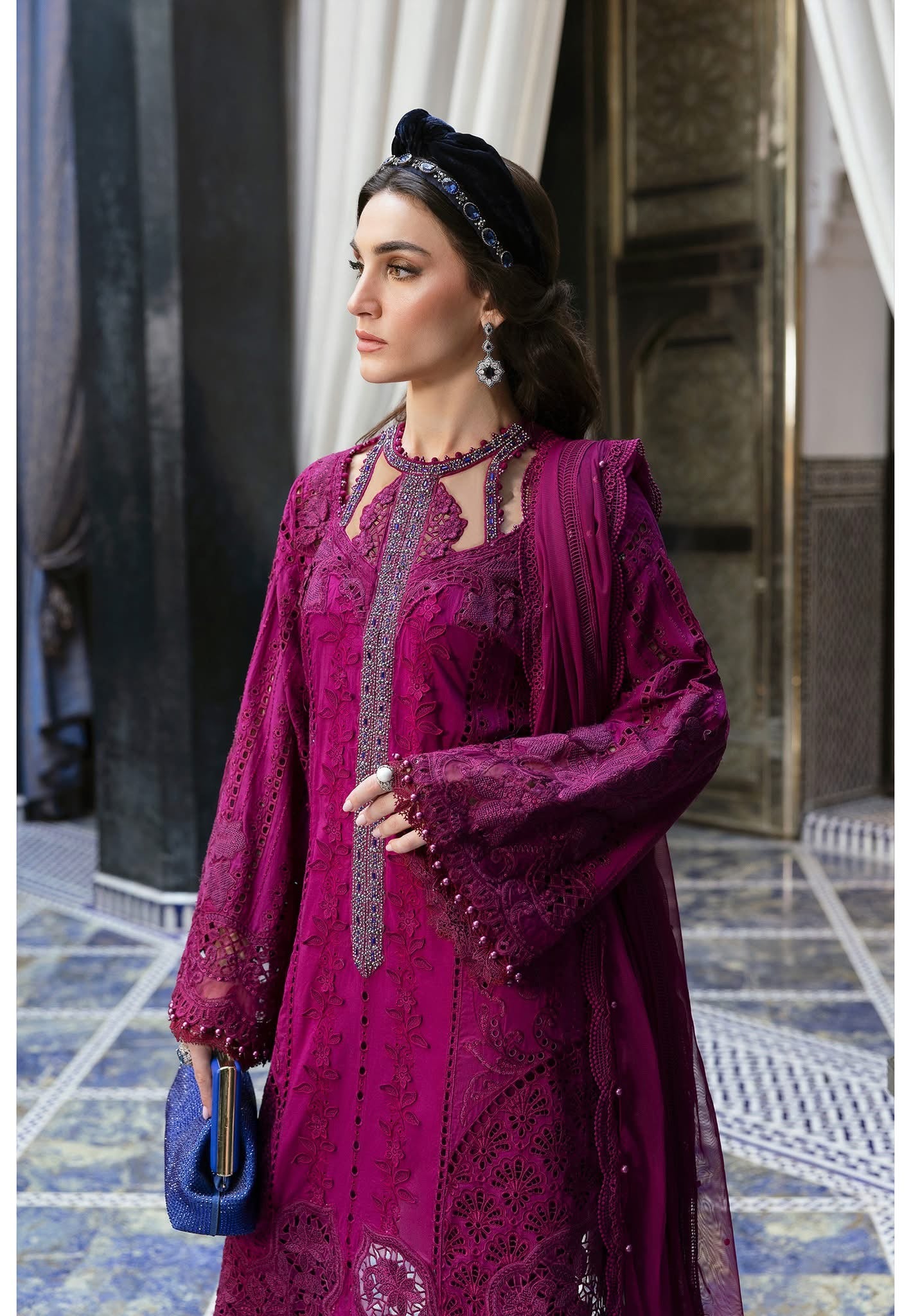 Maria B luxury lawn suits 2025 - 2B