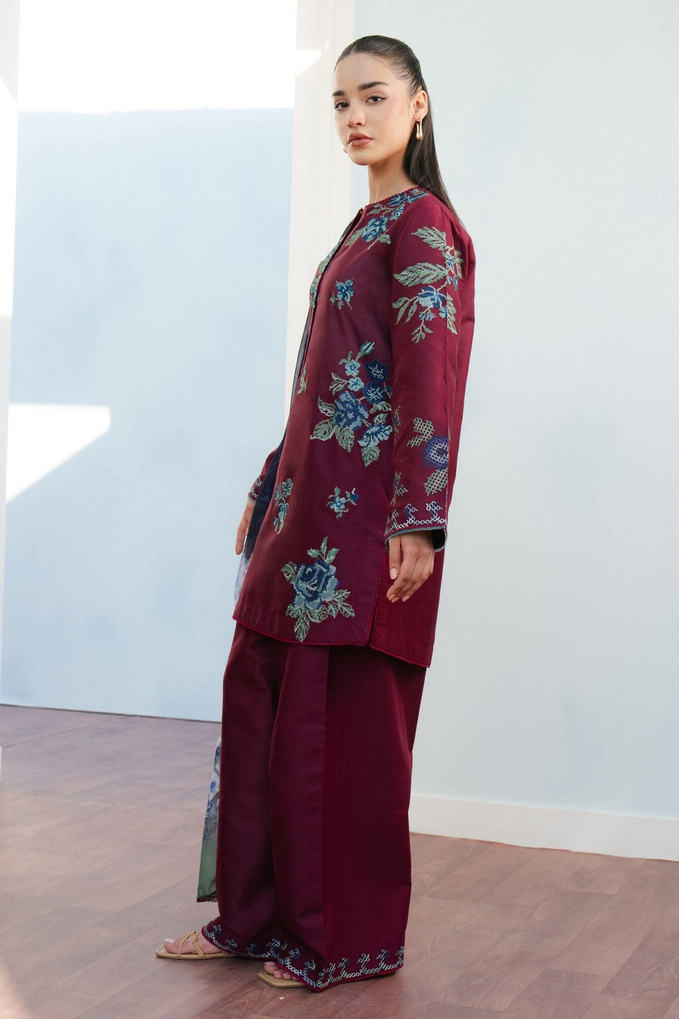 Coco by Zara Shahjahan Embroidered lawn suits 2025 - 4B
