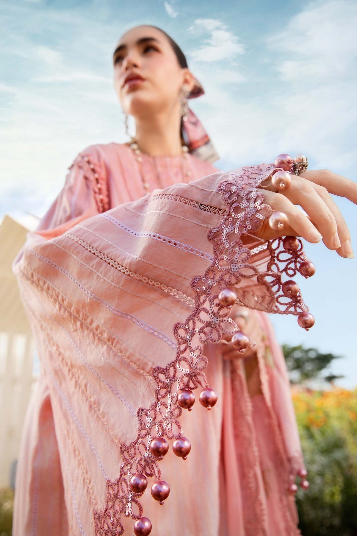 Maria B Mprints spring summer unstitched lawn suits 2025 | 6A