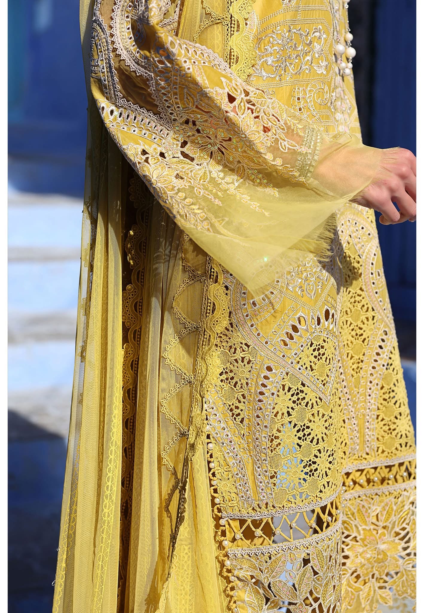Maria B luxury lawn suits 2025 - 12A