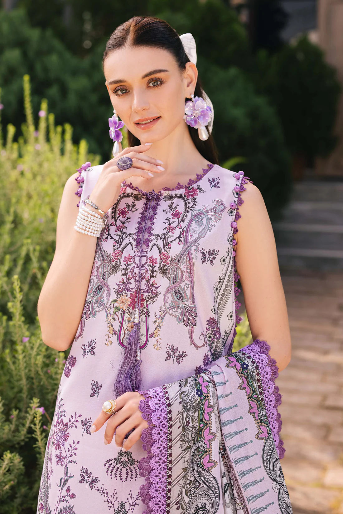 Jade urbane digital printed lawn collection 2025 | 20717-B