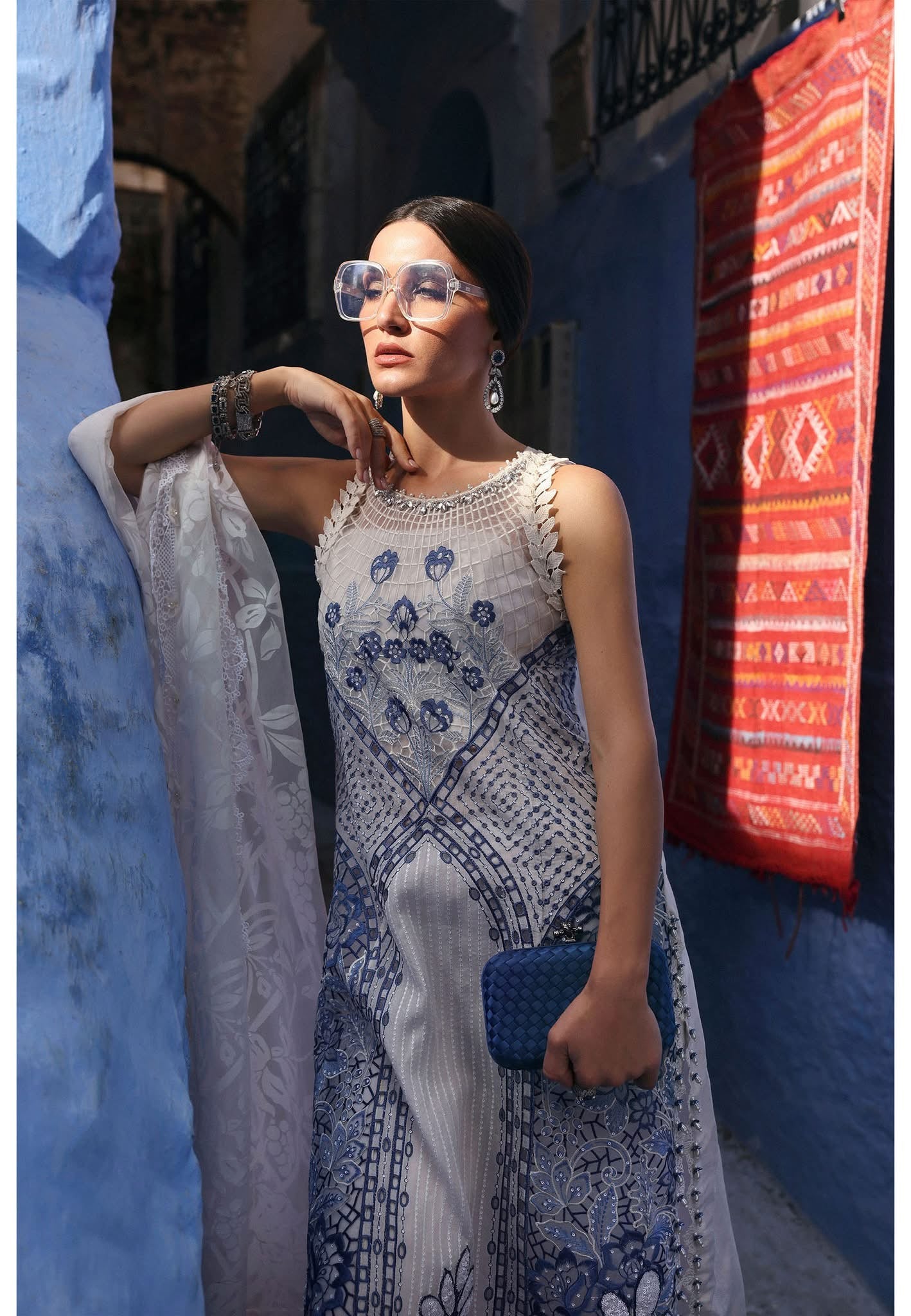 Maria B luxury lawn suits 2025 - 10A