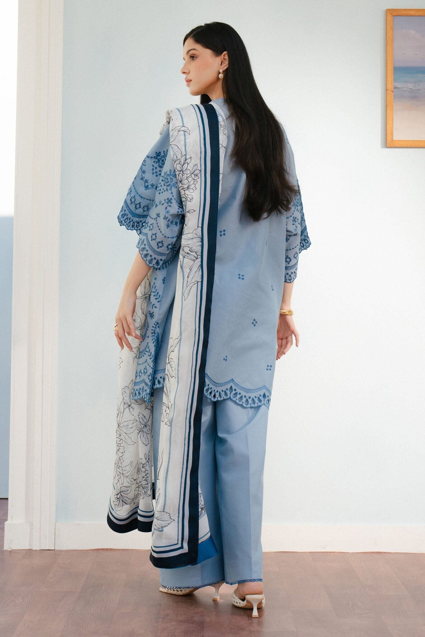 Coco by Zara Shahjahan Embroidered lawn suits 2025 - 6B
