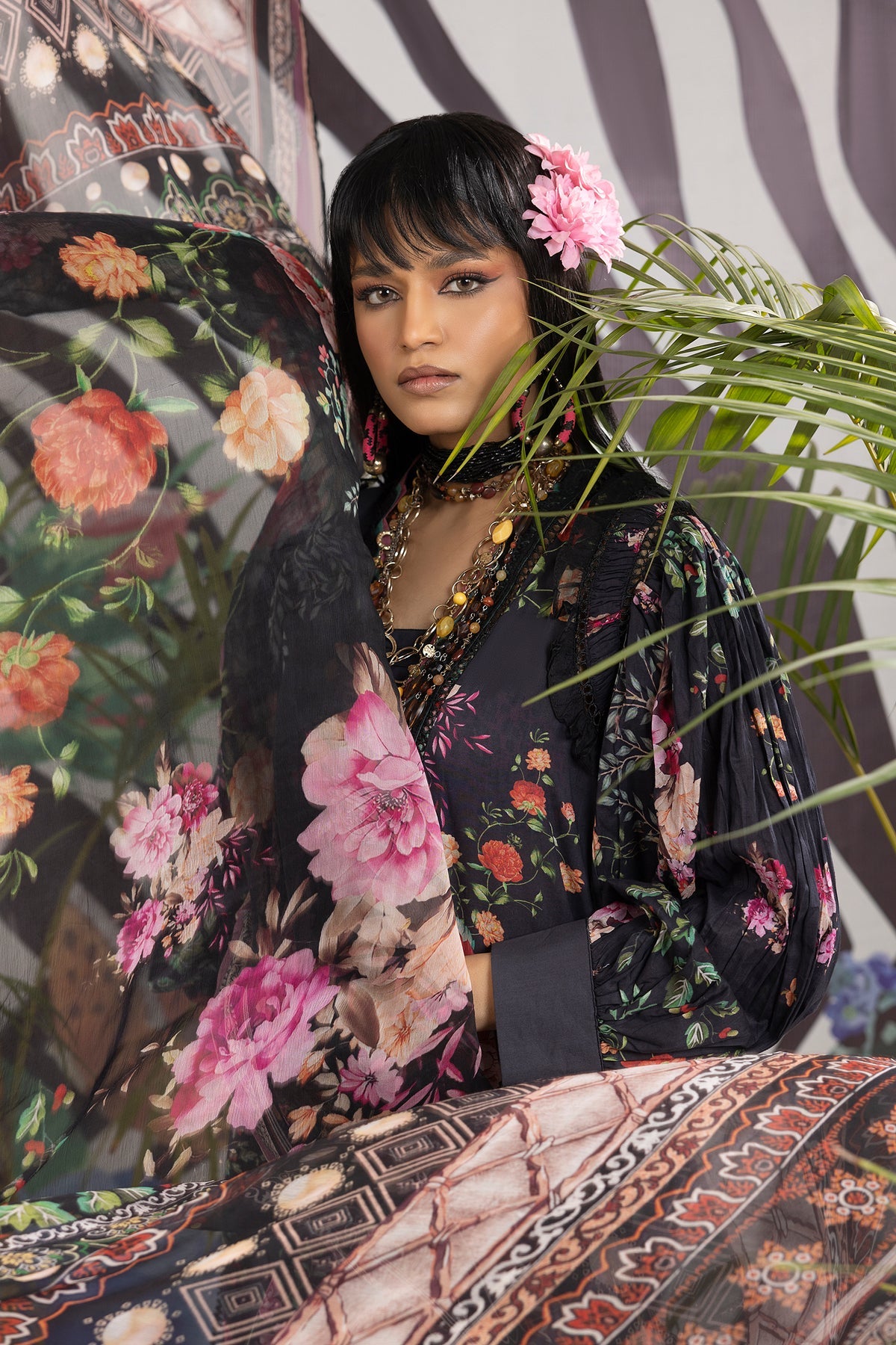 Adan's Prints Lawn Suits by Nazia Noor | 2024 - Print 5505
