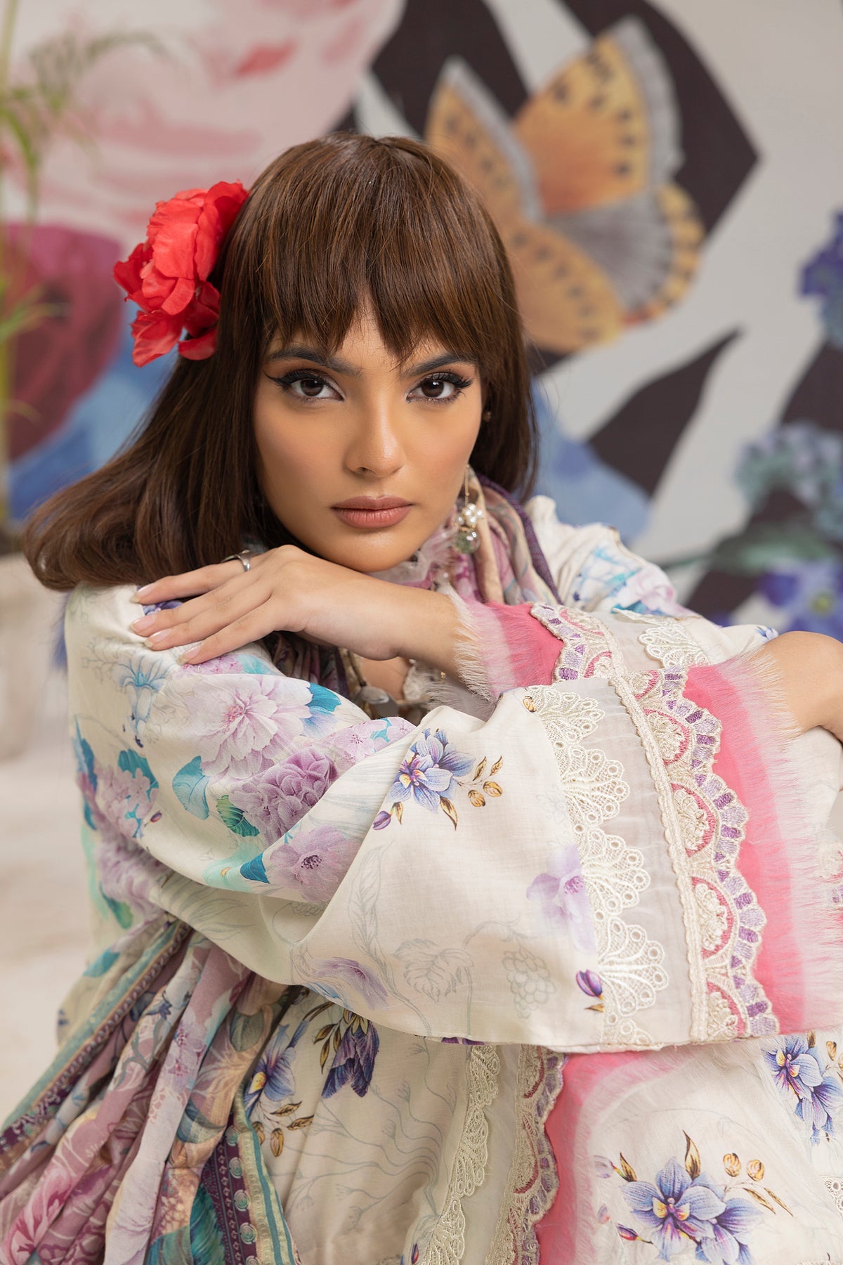 Adan's Prints Lawn Suits by Nazia Noor | 2024 - Print 5508