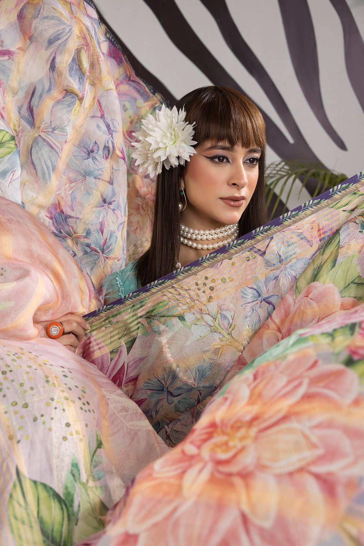 Adan's Prints Lawn Suits by Nazia Noor | 2024 - Print 5509