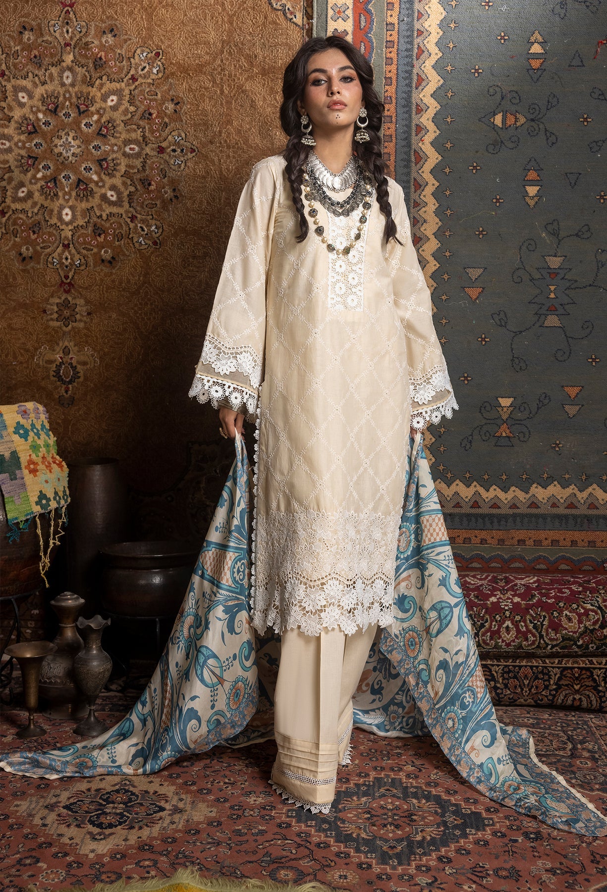 Adan’s Libas Lawn Suits by Ayesha Zia | 2024 | Lawn 5510