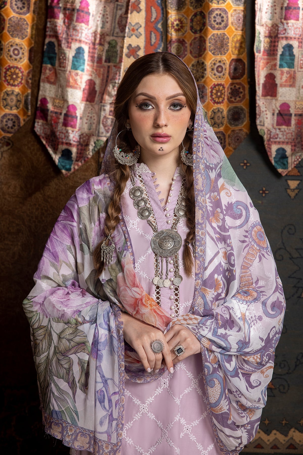 Adan’s Libas Lawn Suits by Ayesha Zia | 2024 | Lawn 5511