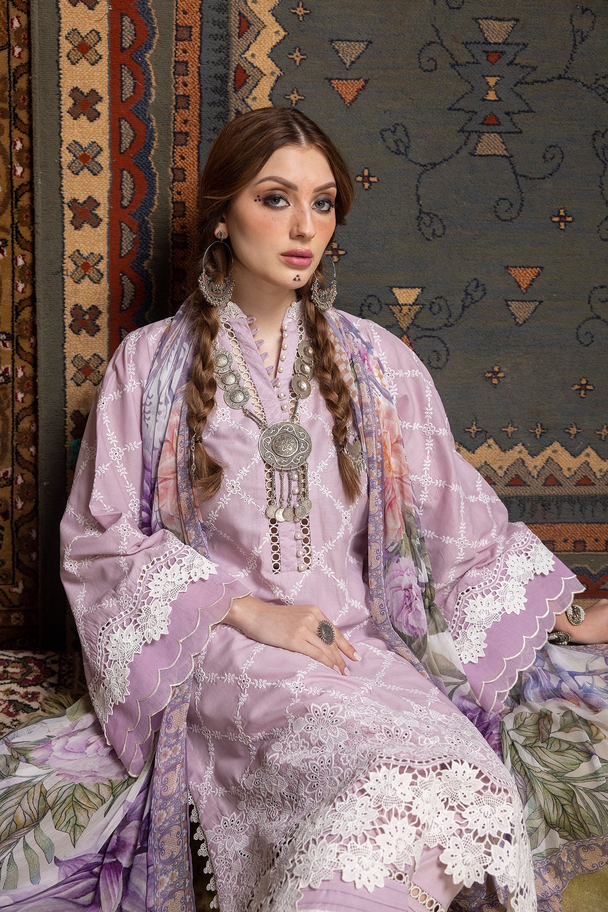 Adan’s Libas Lawn Suits by Ayesha Zia | 2024 | Lawn 5511