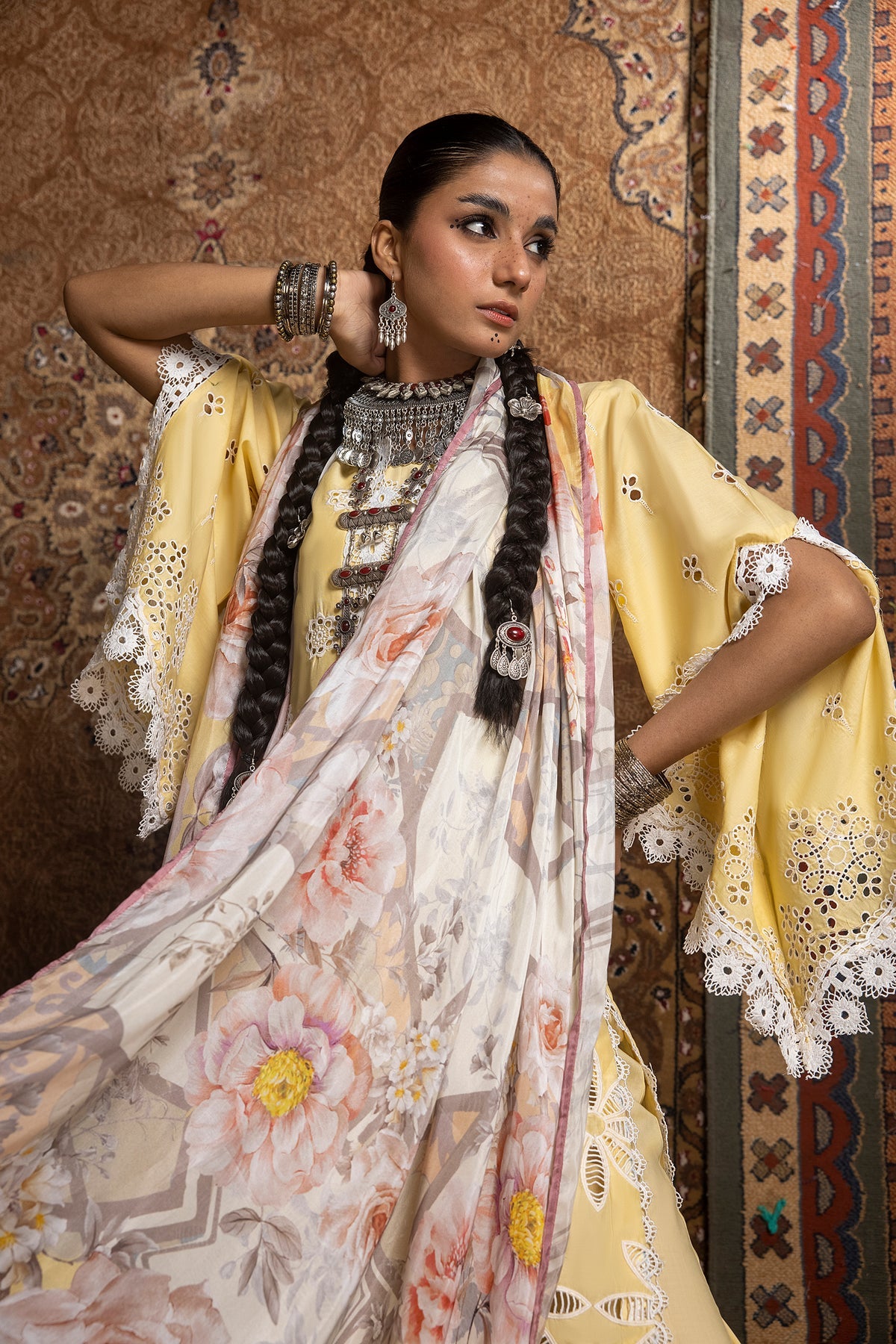 Adan’s Libas Lawn Suits by Ayesha Zia | 2024 | Lawn 5517