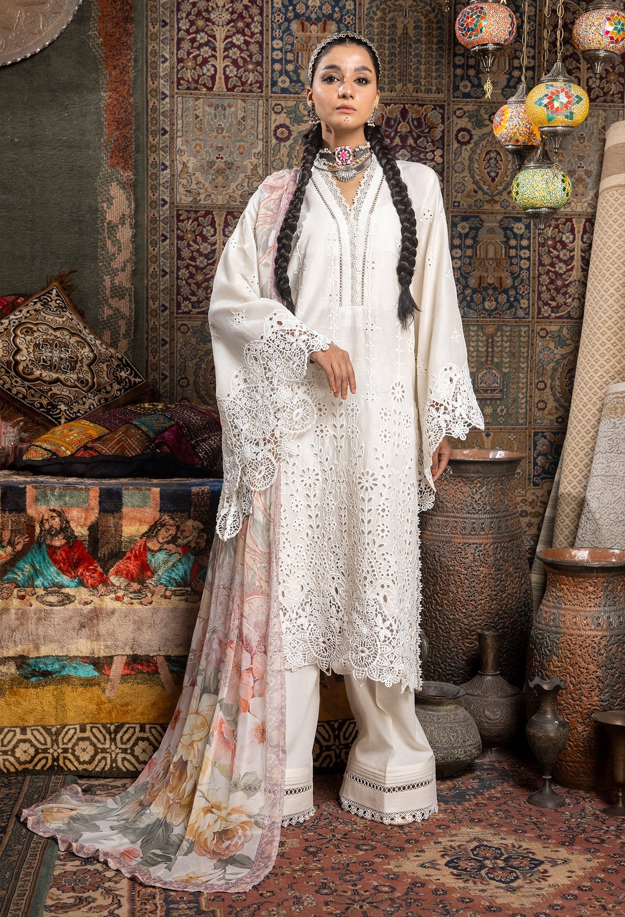 Adan’s Libas Lawn Suits by Ayesha Zia | 2024 | Lawn 5520