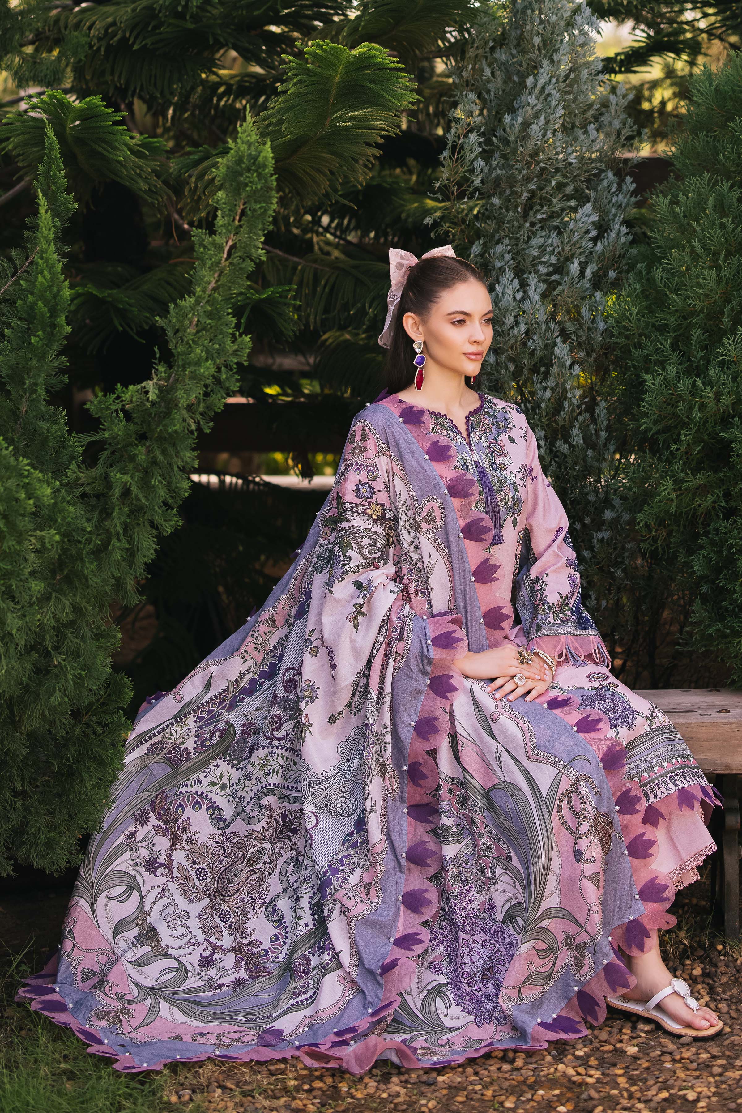Jade urbane digital printed lawn collection 2025 | 20720-B