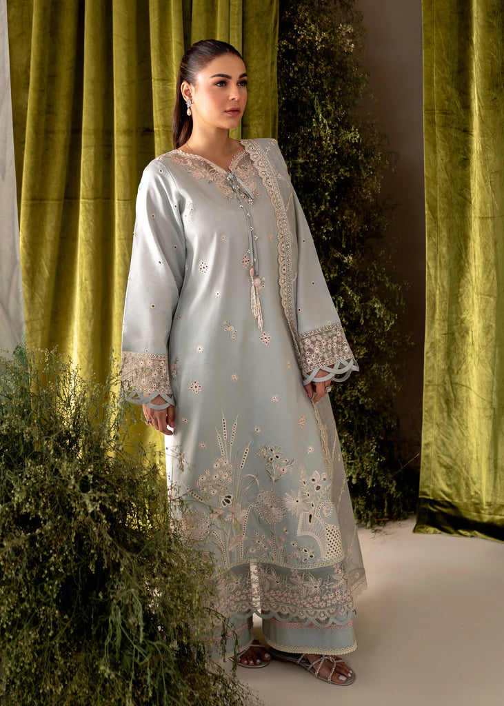 Apana luxury Eid collection lawn suits by Aabyaan 2024 - Gulbano