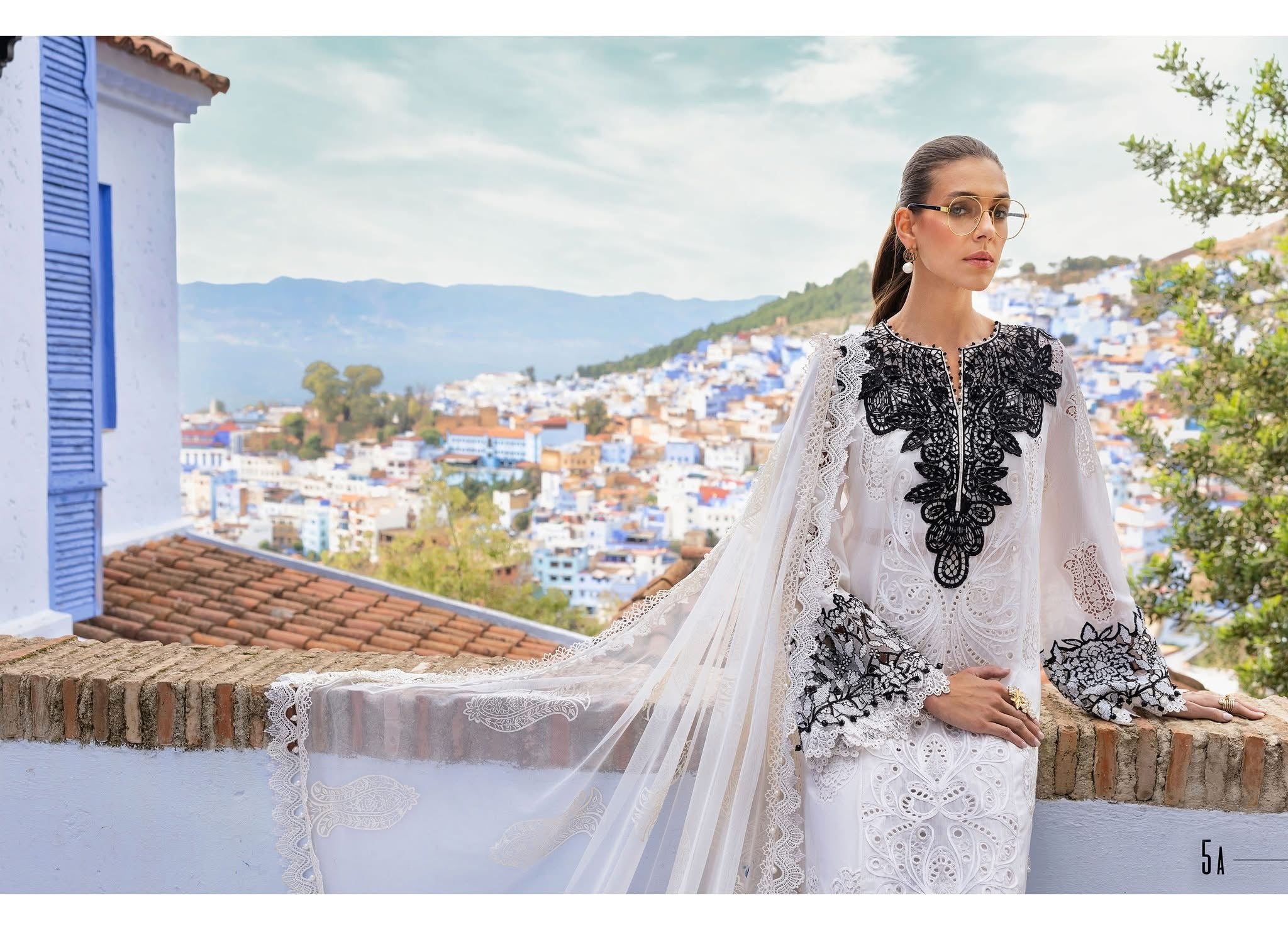 Maria B luxury lawn suits 2025 - 5A