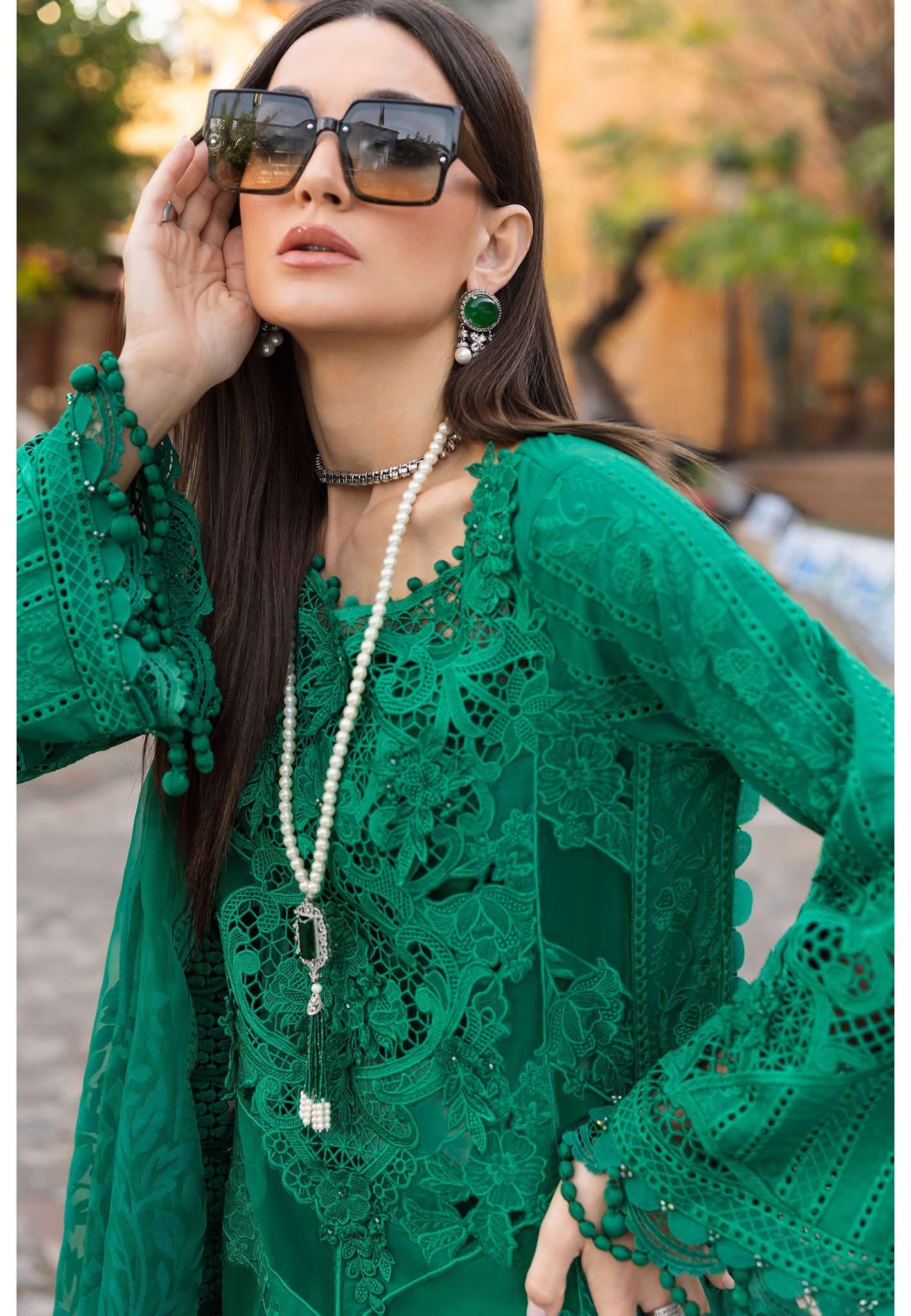 Maria B luxury lawn suits 2025 - 8B