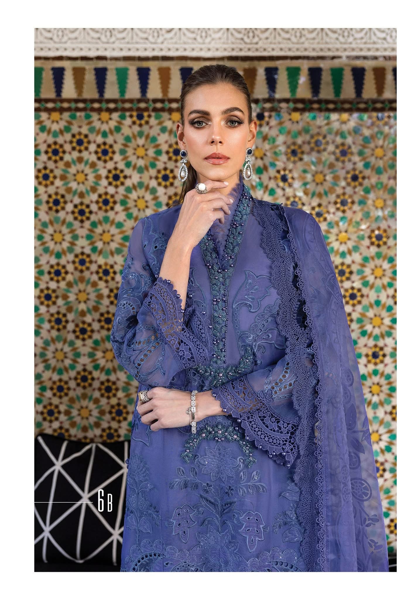 Maria B | M Basic Summer Lawn 25 | MB-CUS25-711A