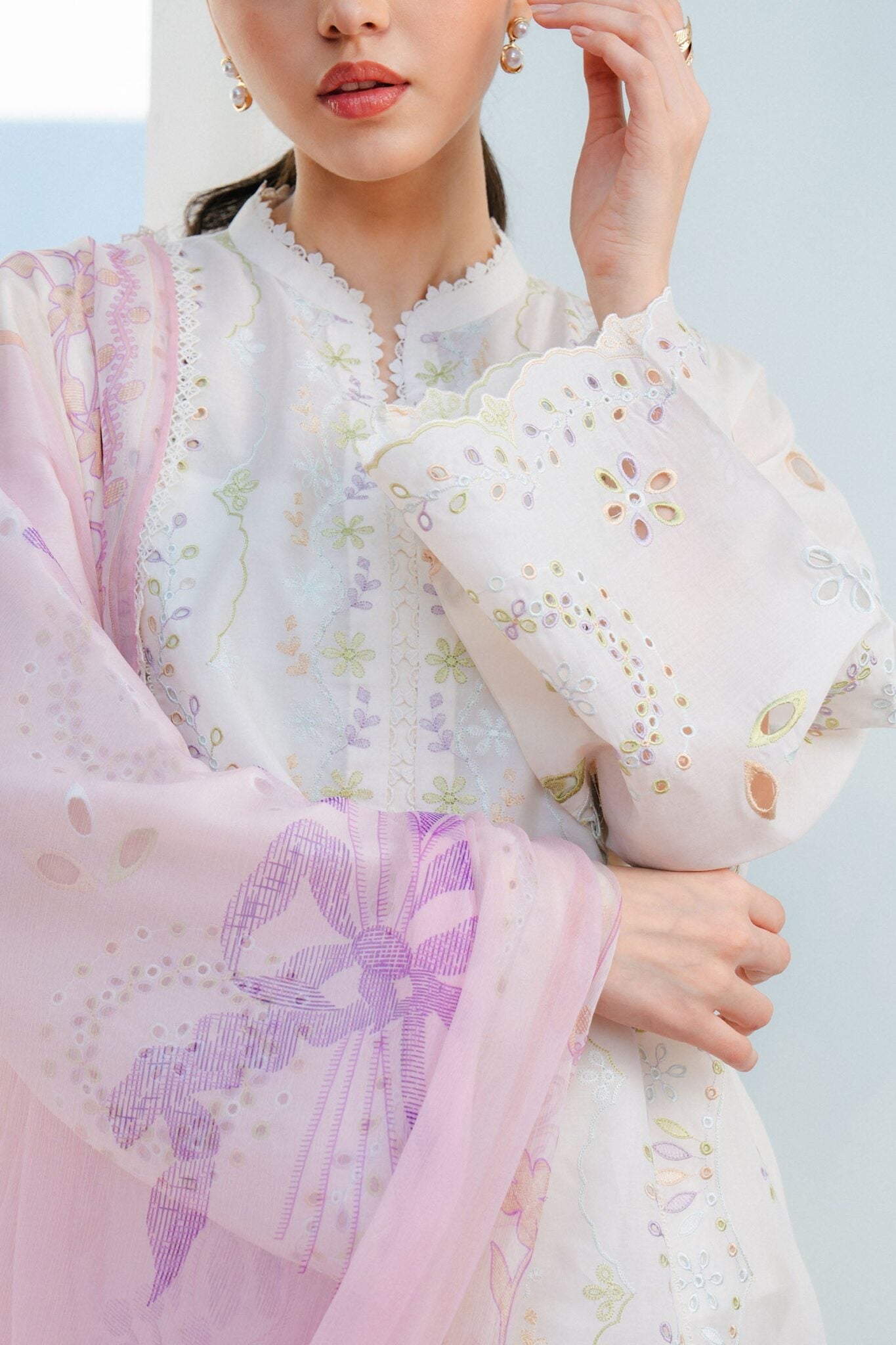 Coco by Zara Shahjahan Embroidered lawn suits 2025 - 5B